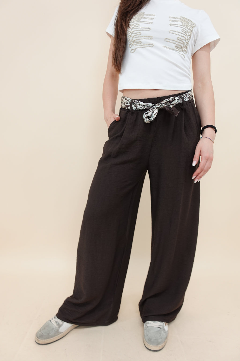 Pantalone Sharm Marrone