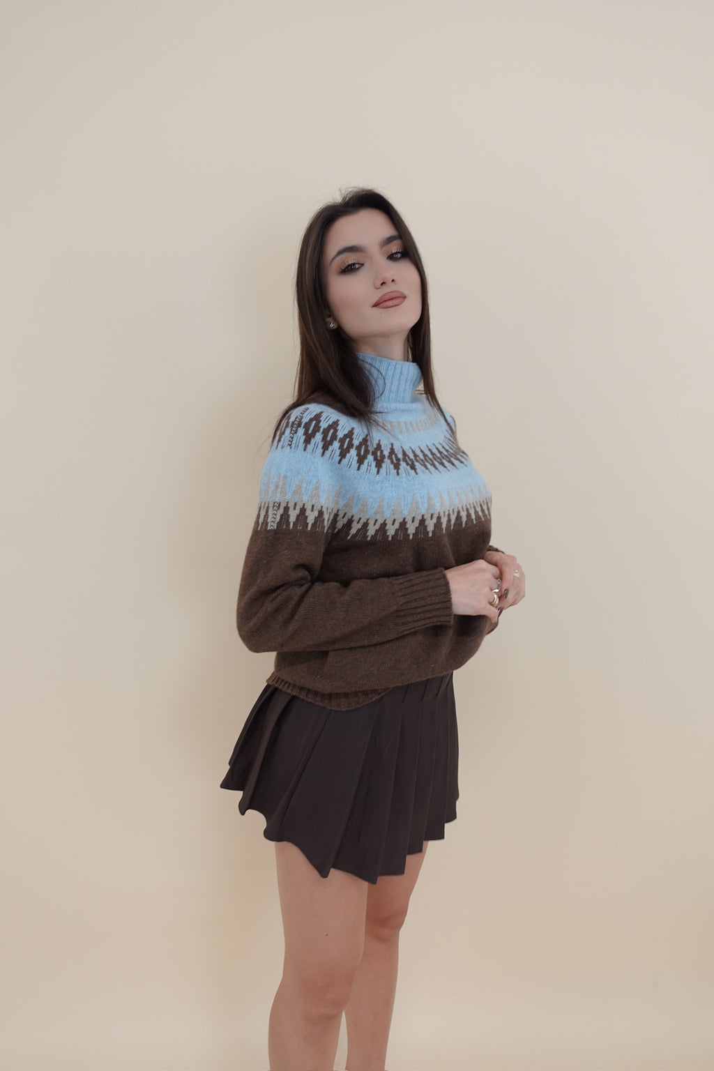 Maglione Ortisei Marrone New