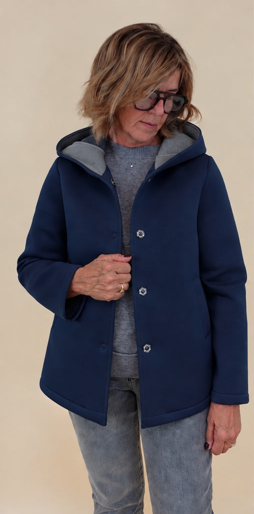 Giacca Neoprene Blu