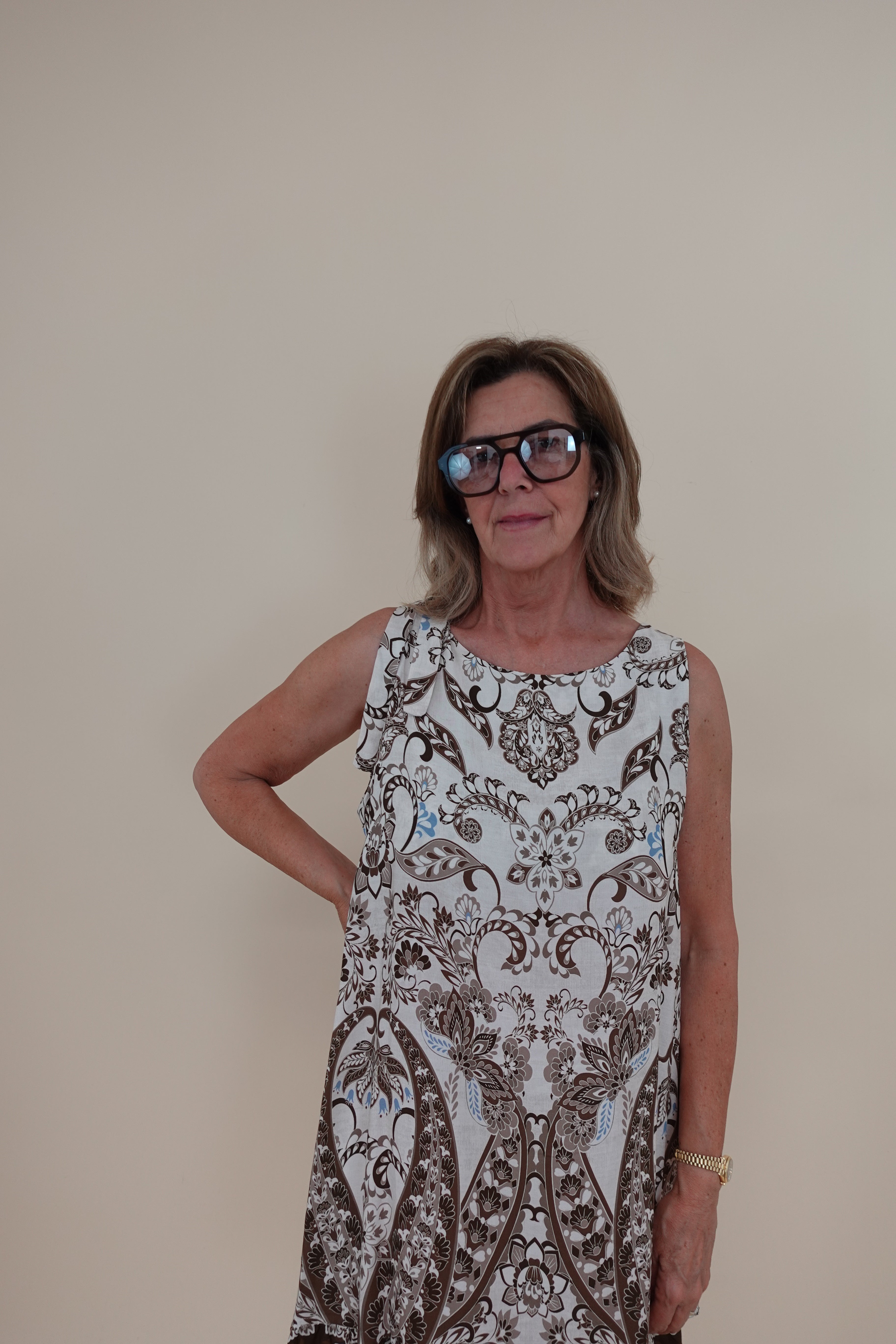 Abito Lorena Marrone