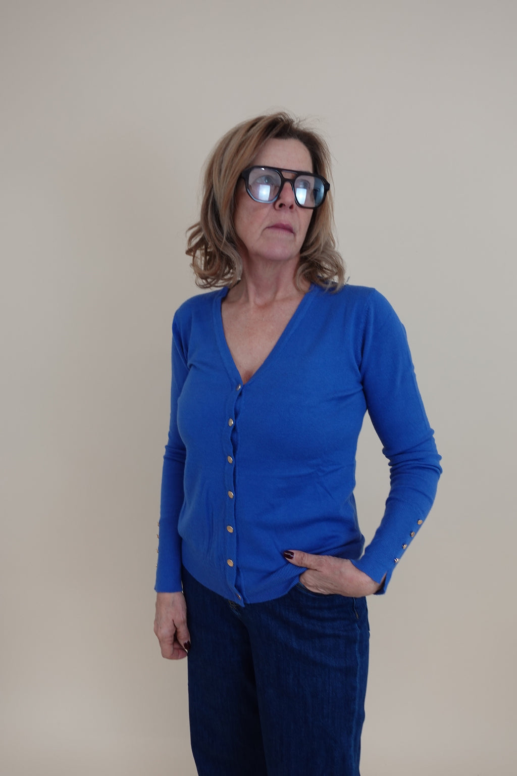 Cardigan Spring Azzurro