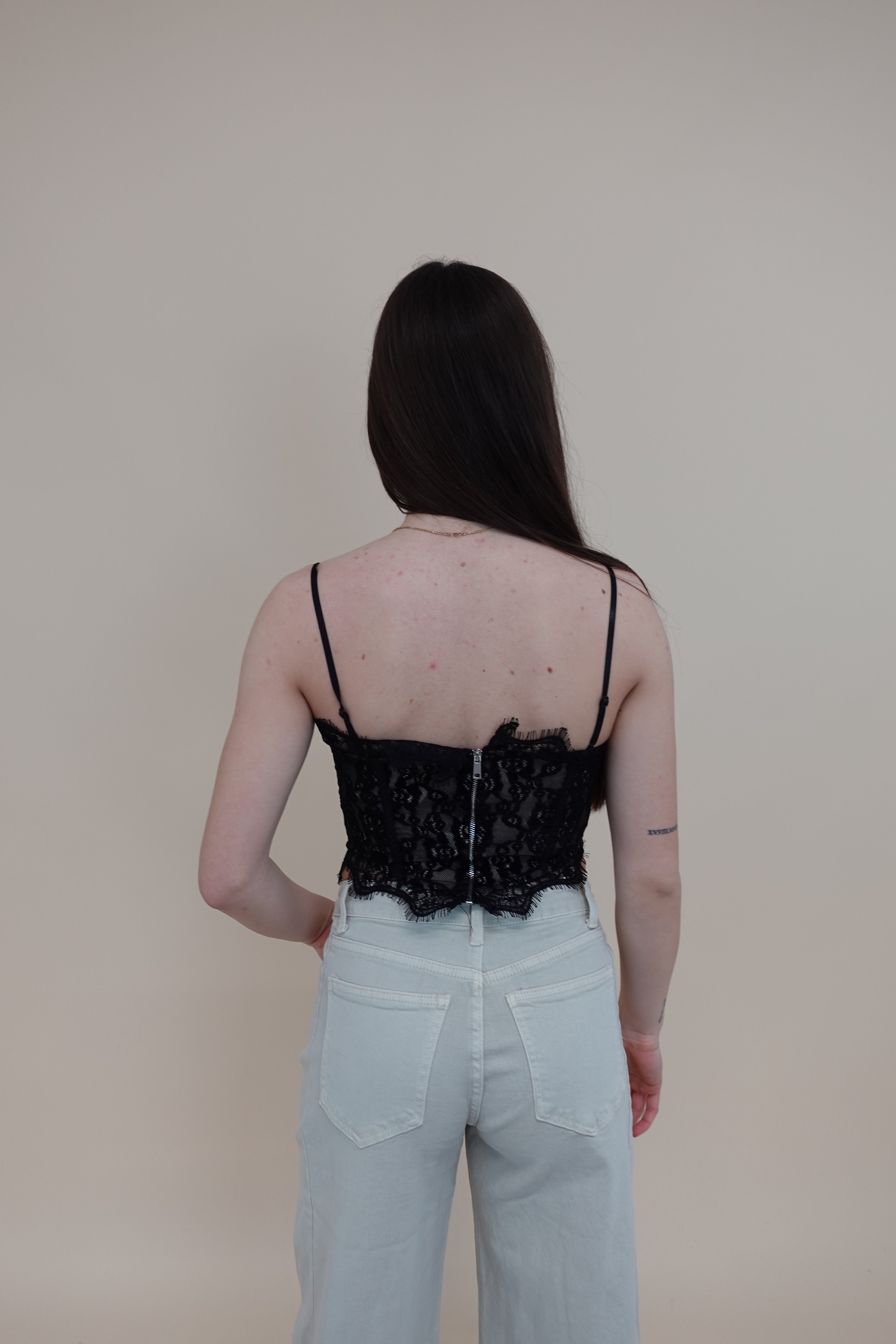 Corsetto Pizzo Black