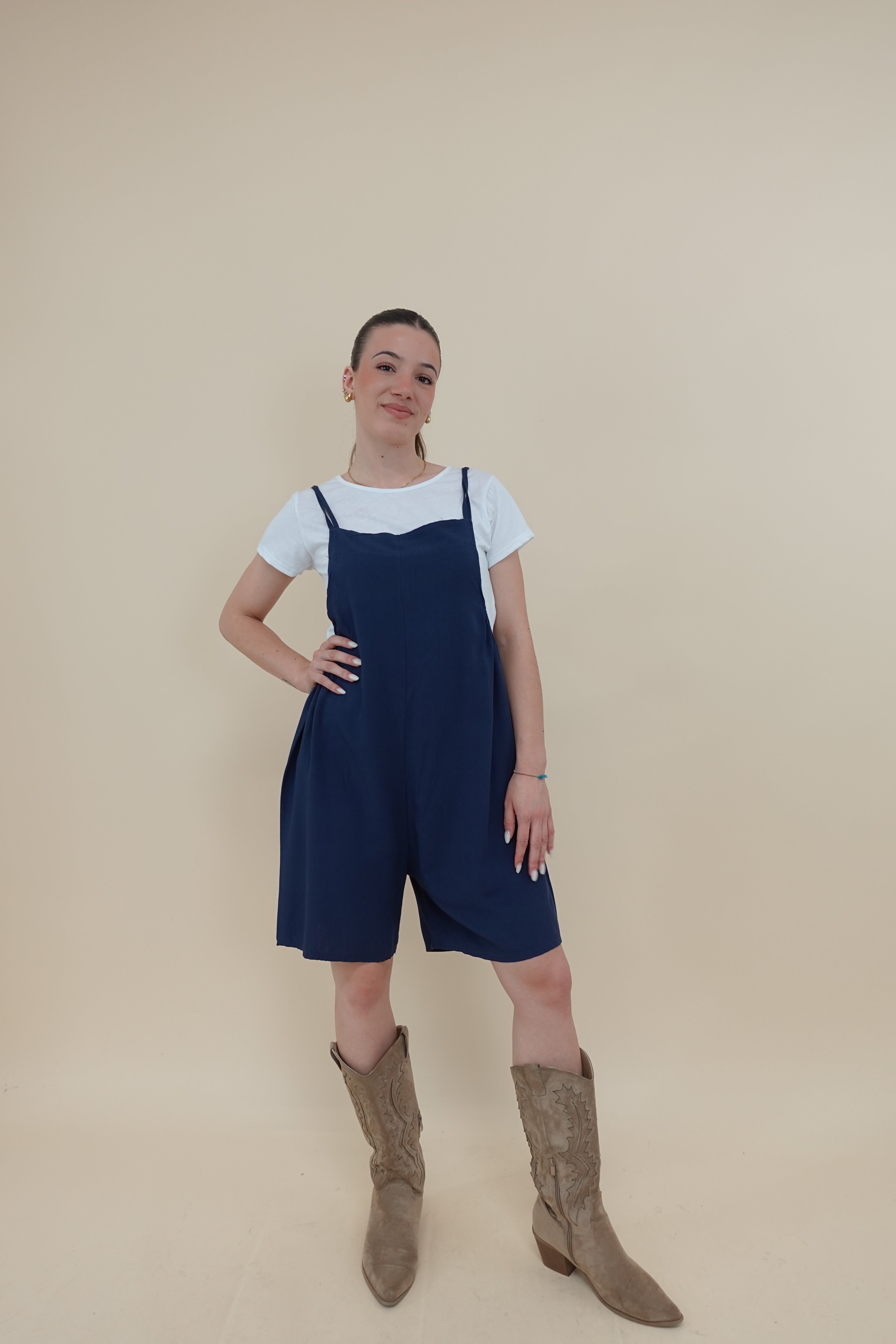 Salopette Blu