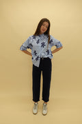 Jeans Momfit Blu