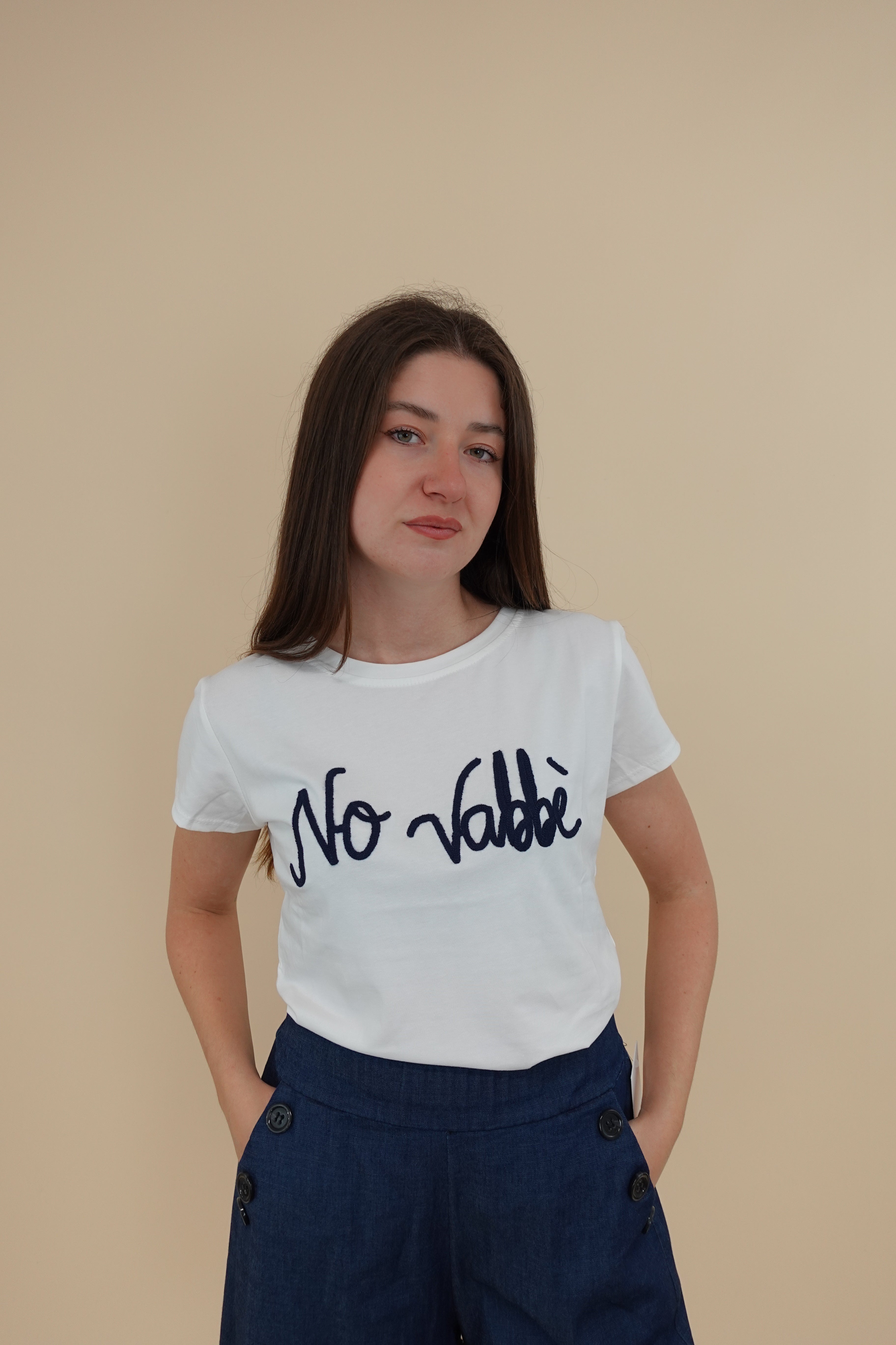 T-shirt No Vabbe Bianca
