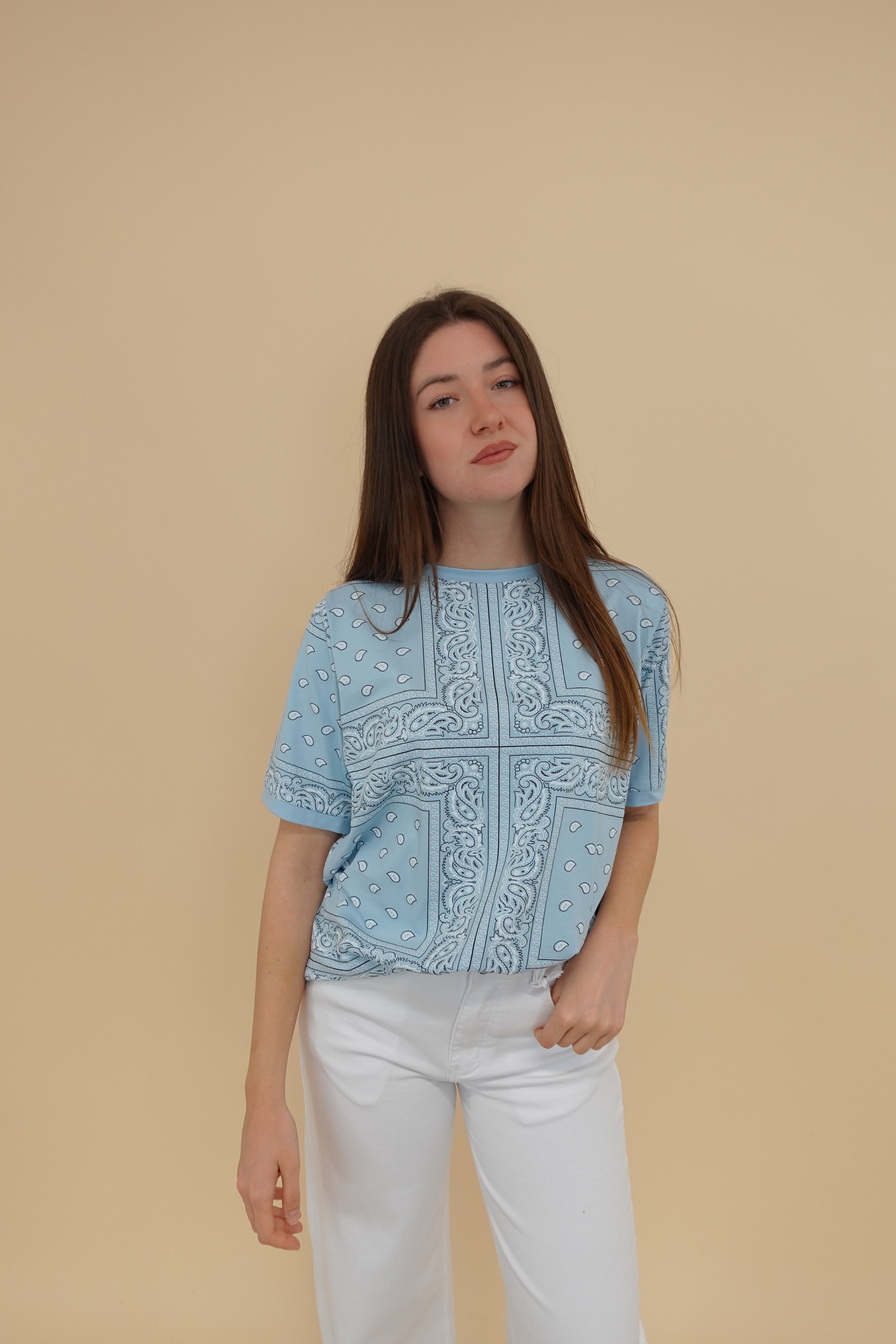 T-shirt Bandana Azzurra