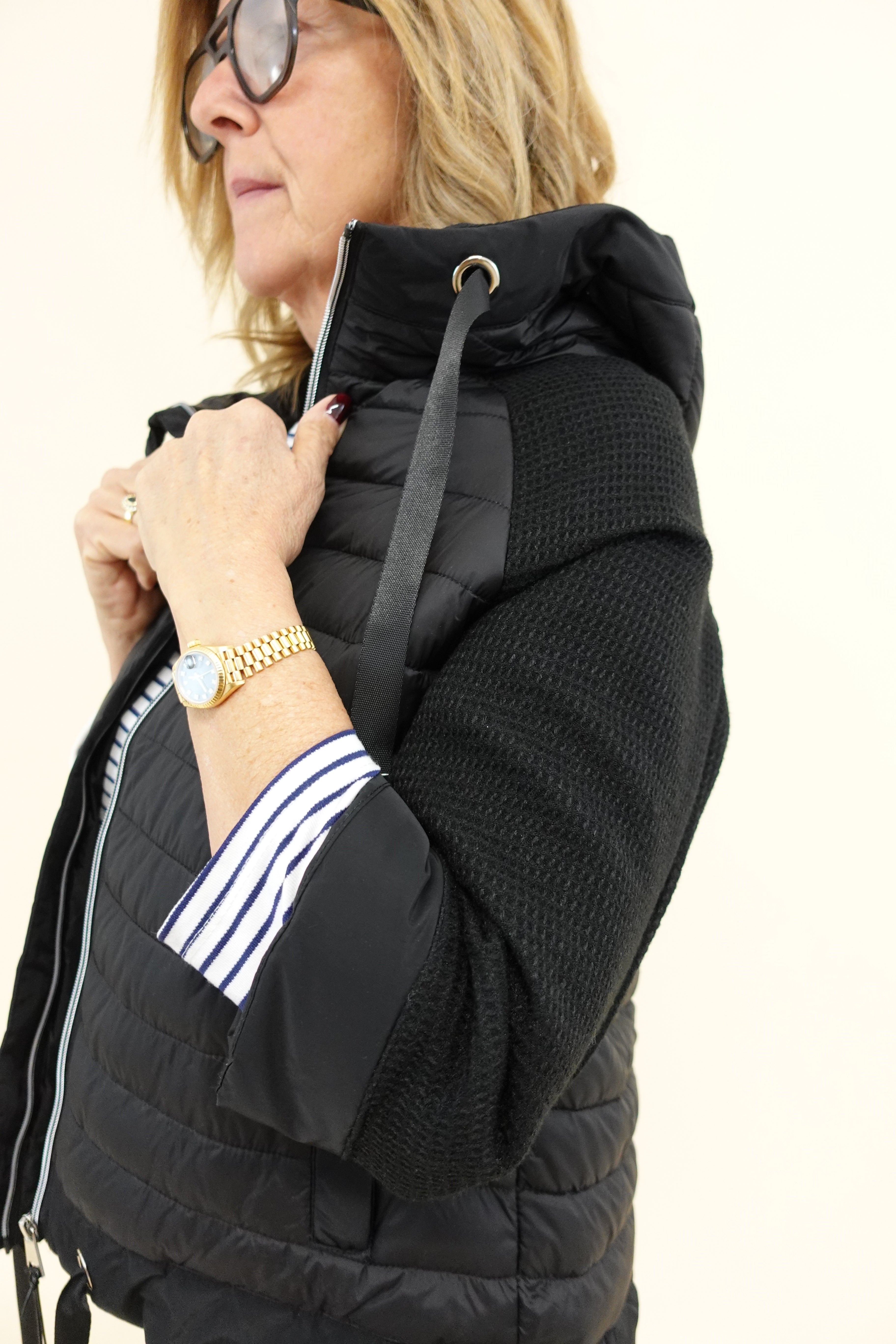 Piumino Giovanna Nero