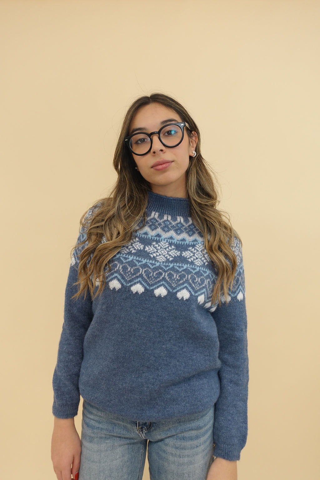 Maglione Snow Blu Jeans