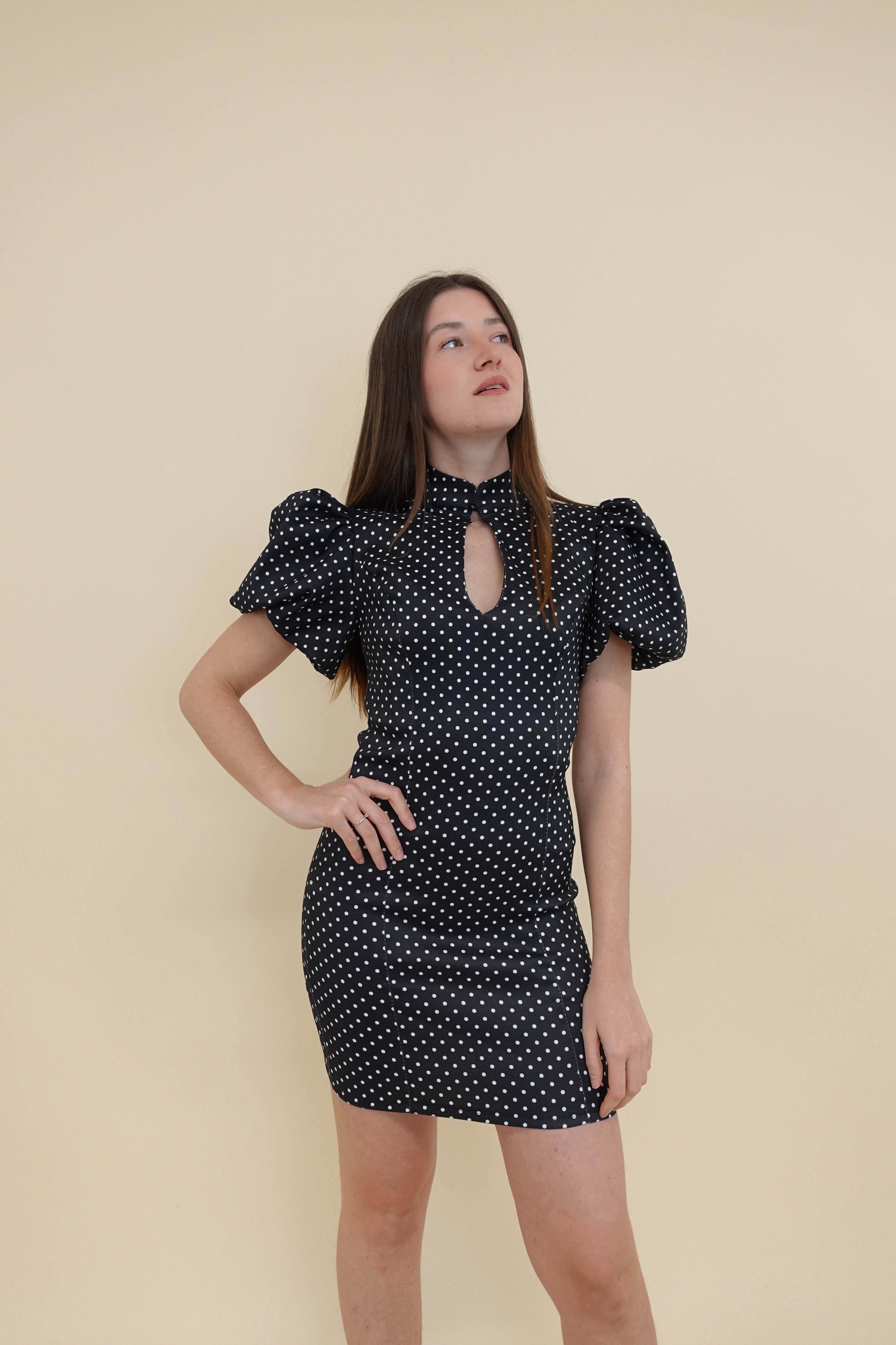 Abito Pois Black