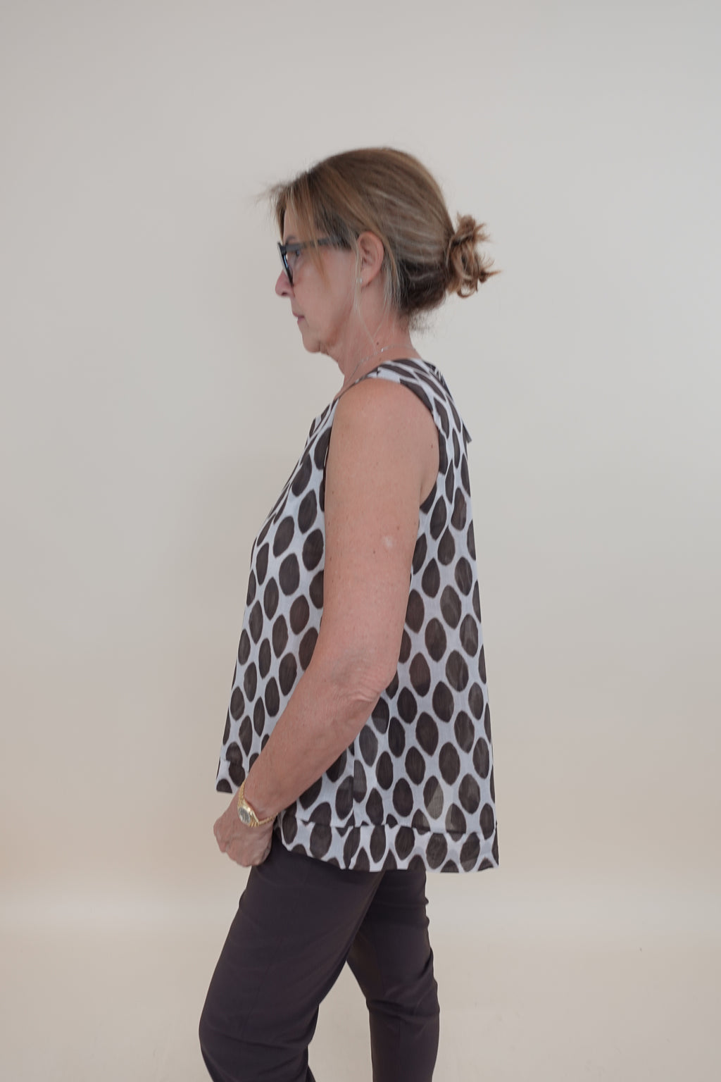 Camicia Bollini Marrone