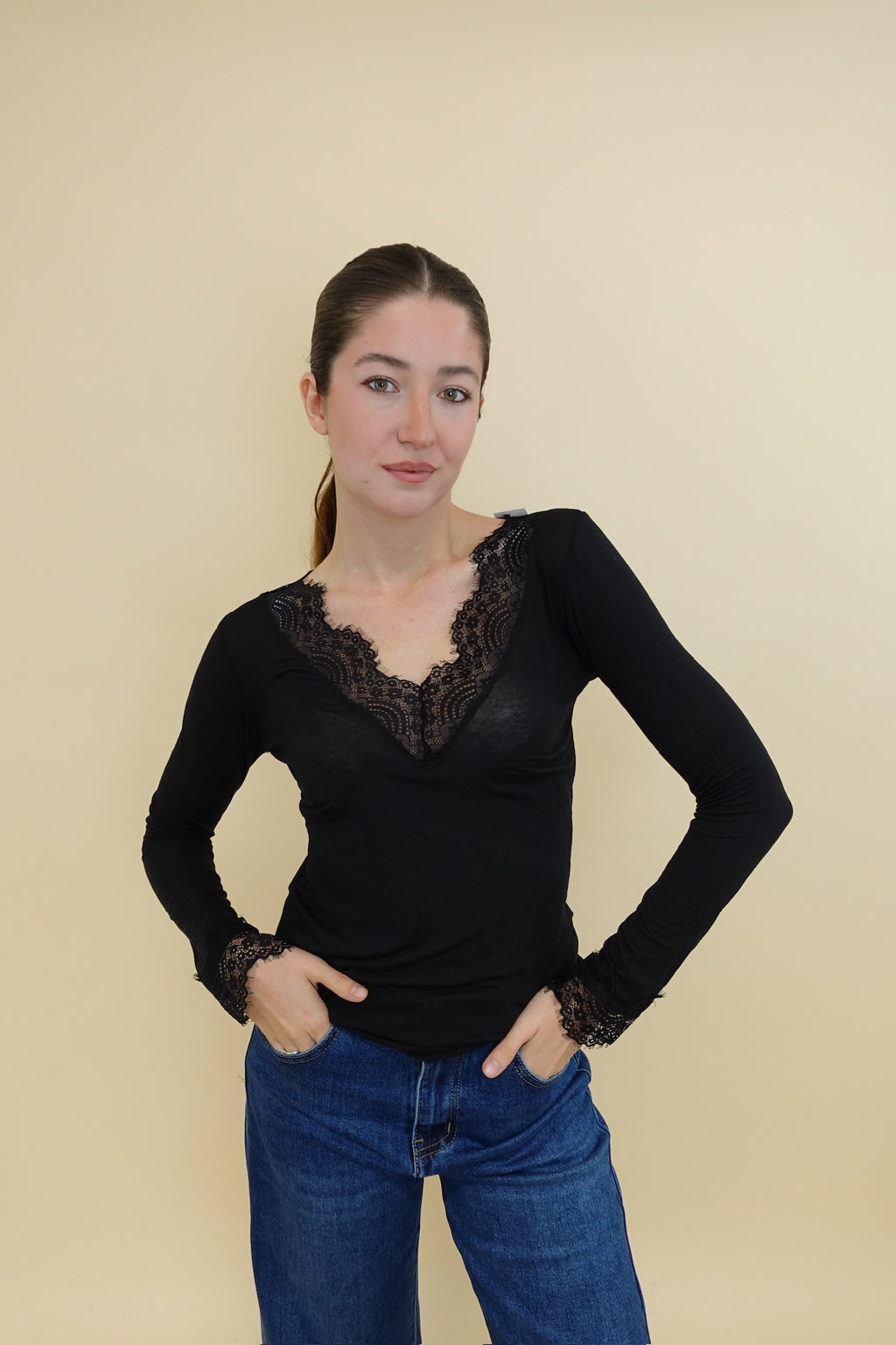 Maglia Everyday Pizzo Nero