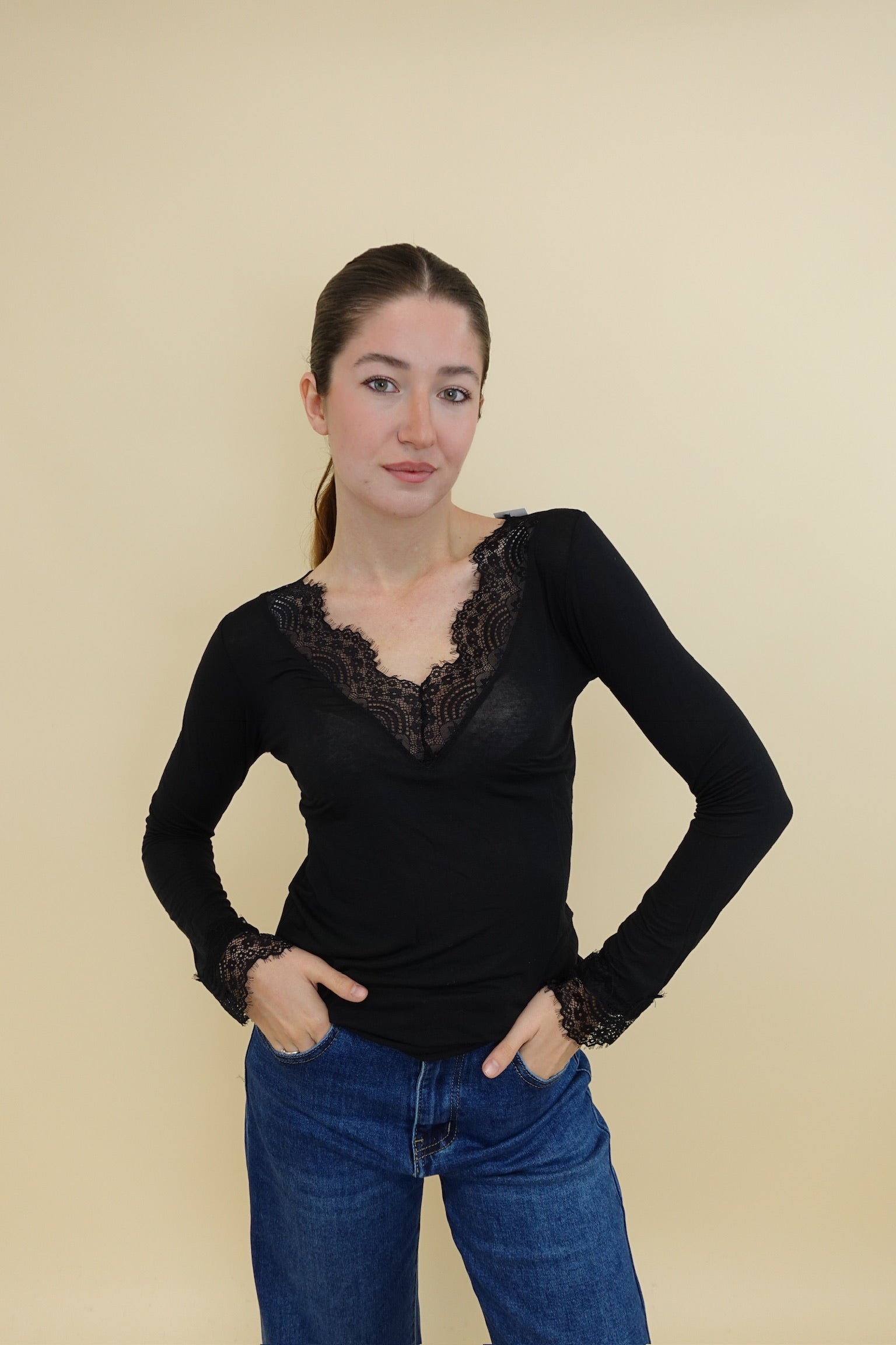 Maglia Everyday Pizzo Nero