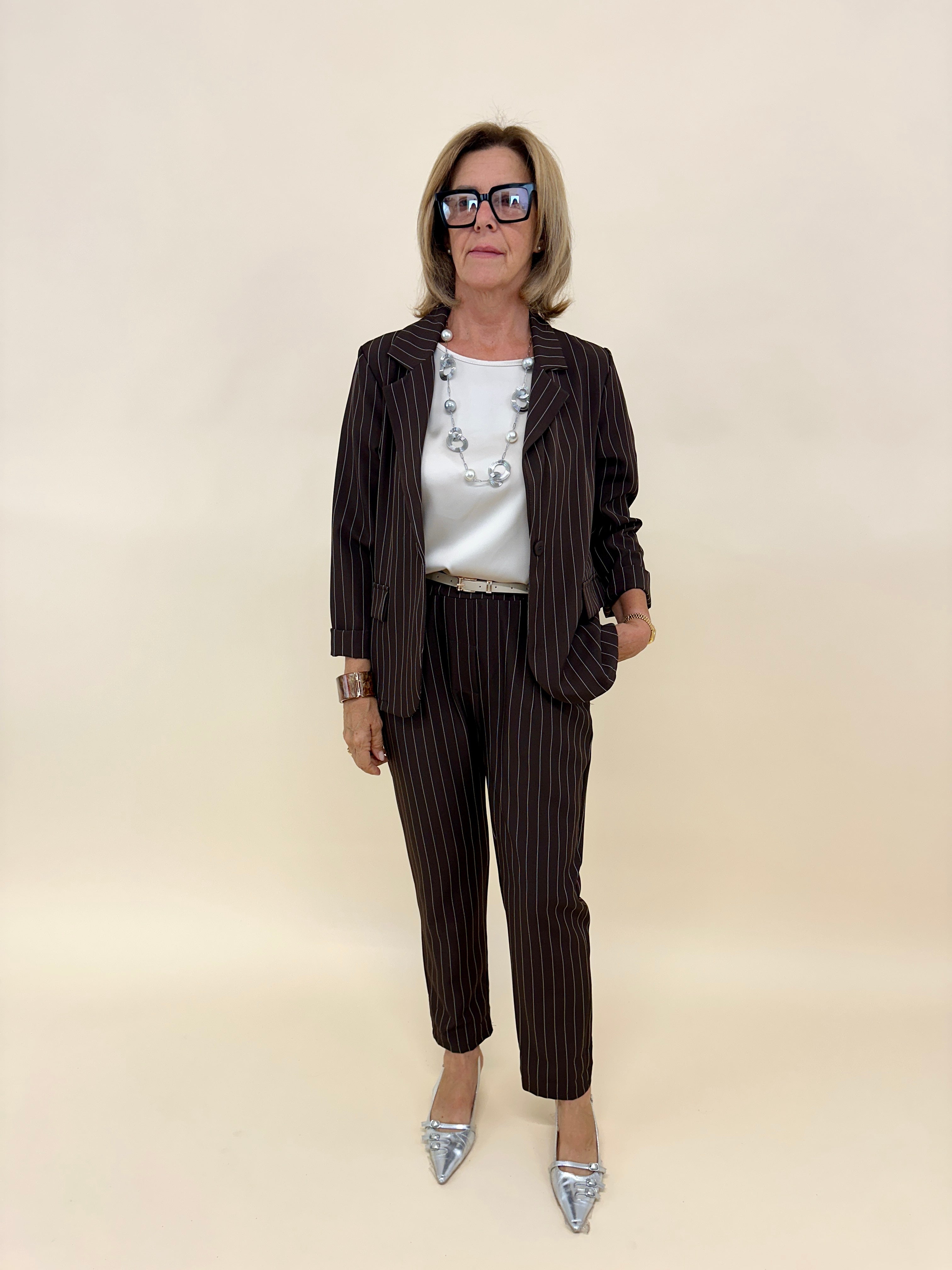 Completo Gessato Long