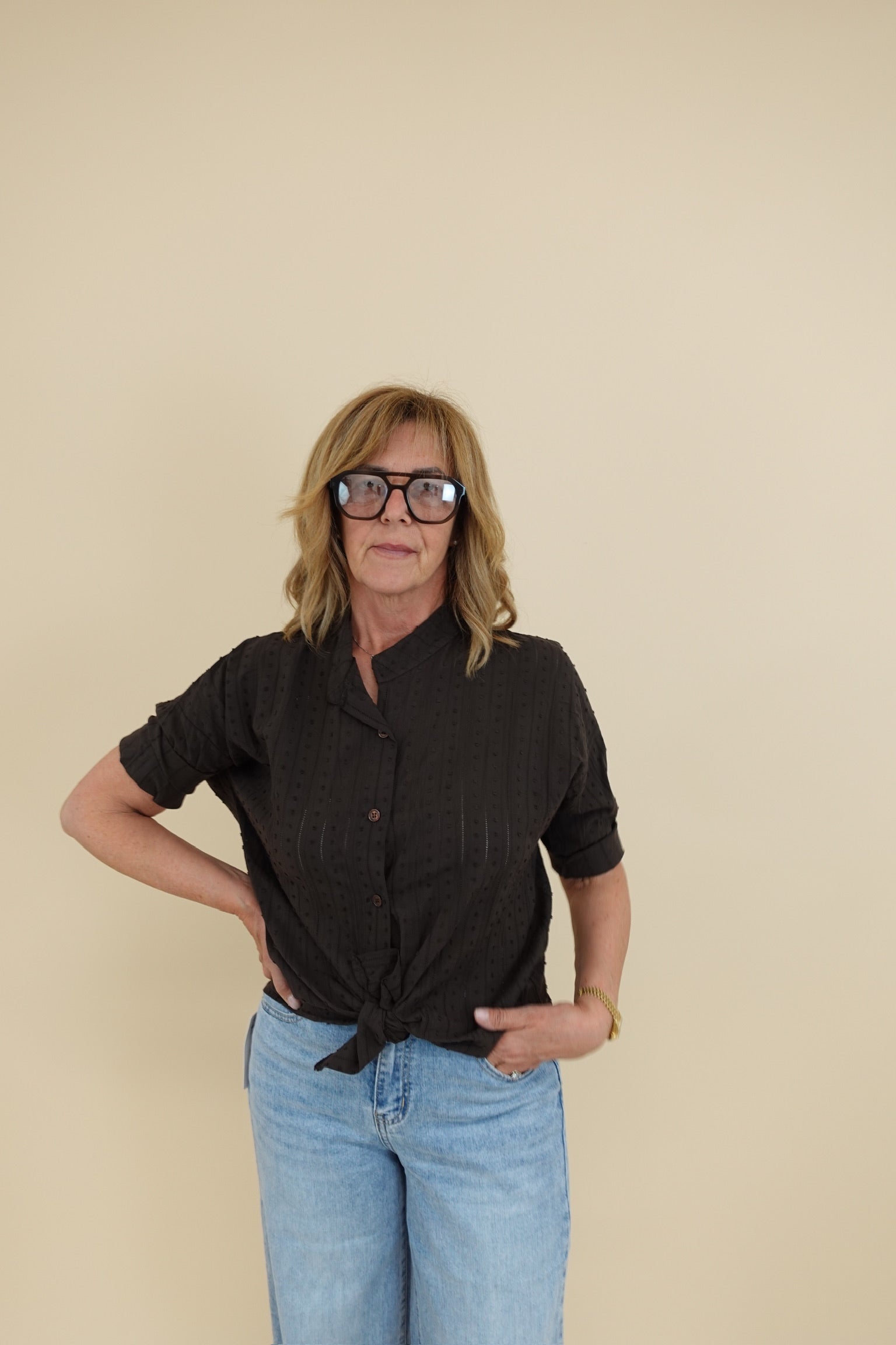 Camicia Malaga Marrone