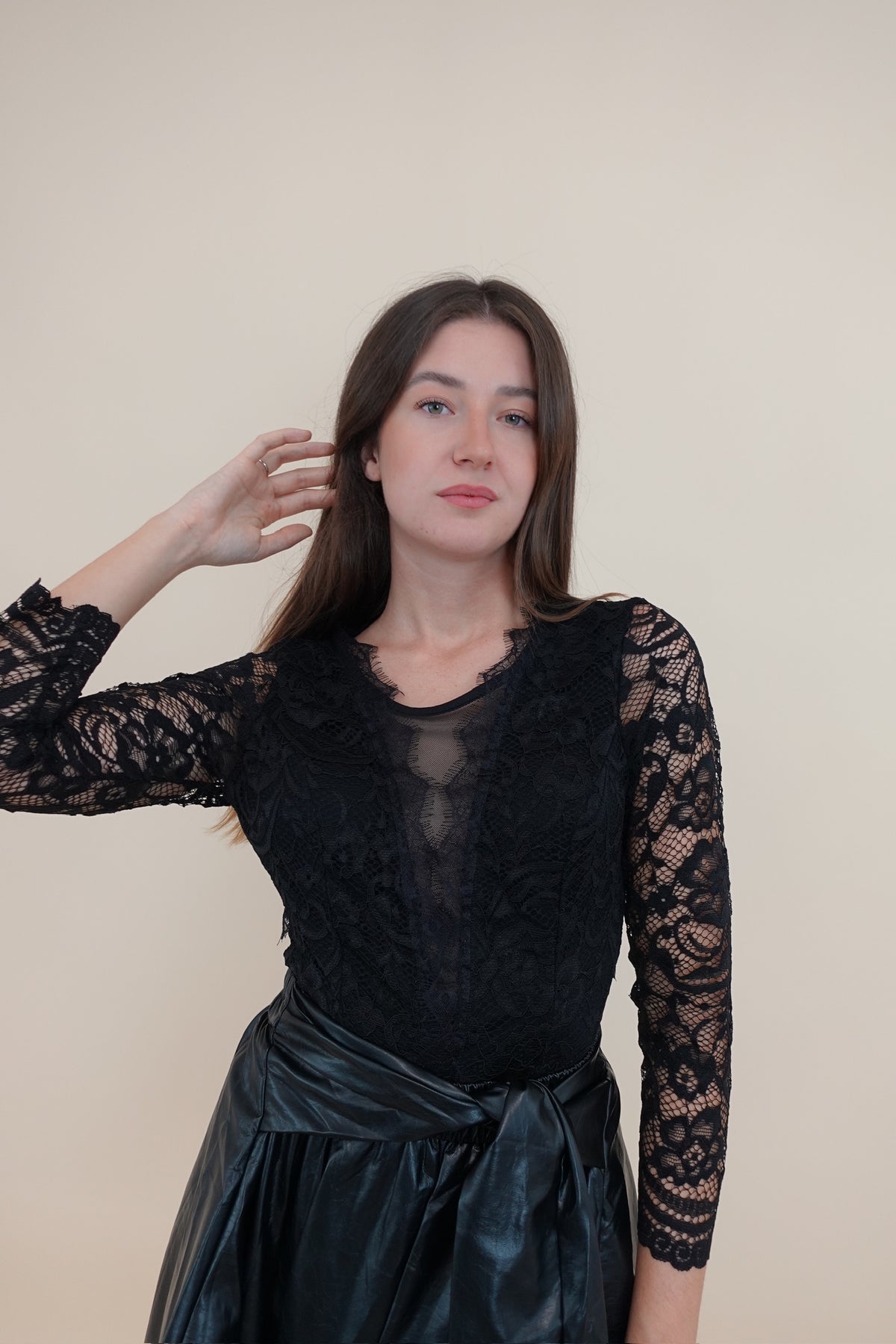 Body pizzo Black