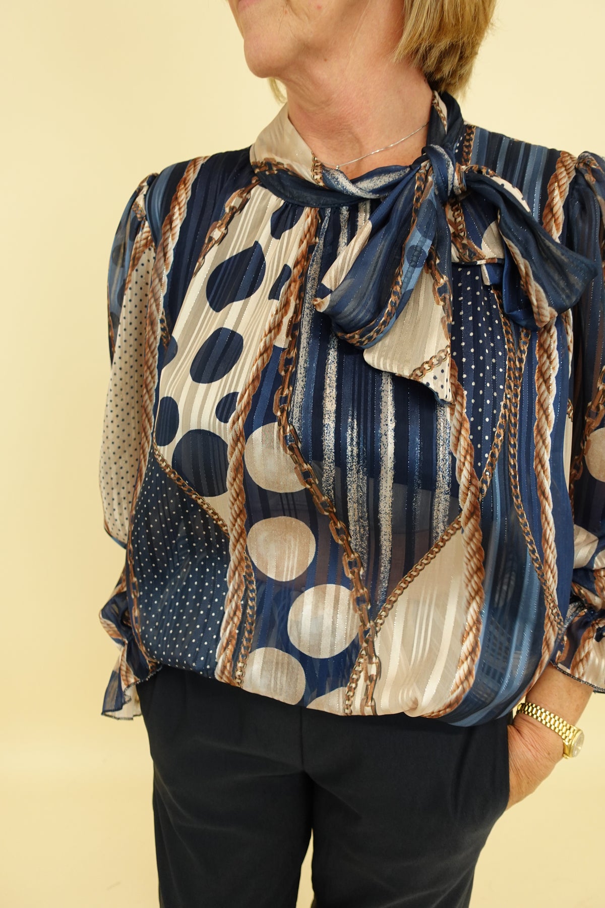 Camicia Maddalena Blu