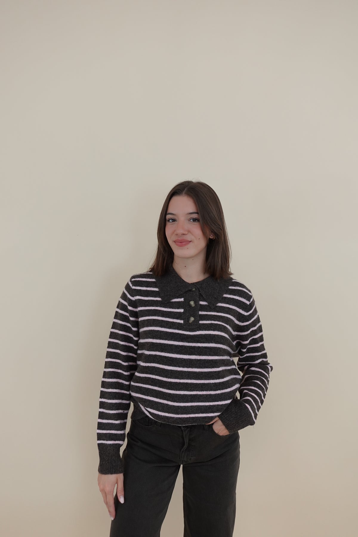 Maglione Line Pink