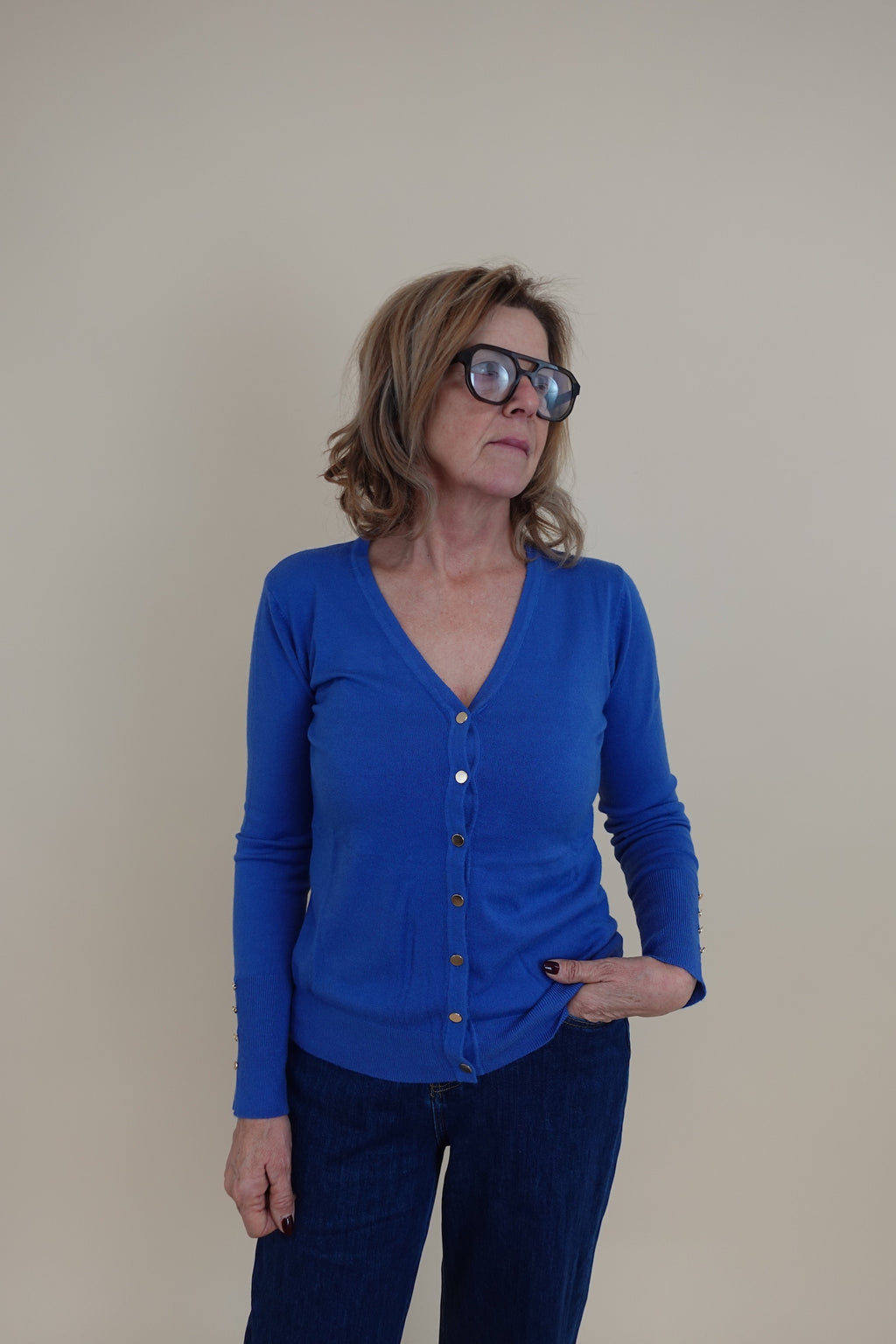 Cardigan Spring Azzurro