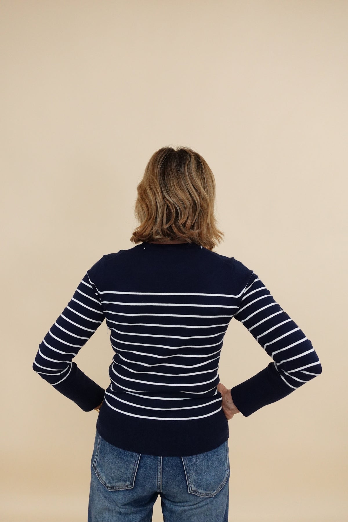 Maglioncino Righette Blu