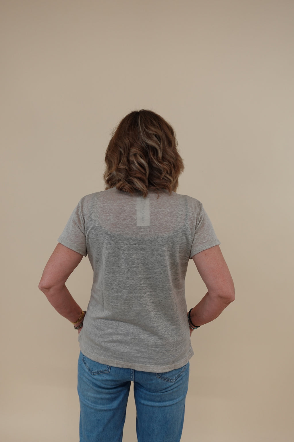 T-shirt Lino Beige