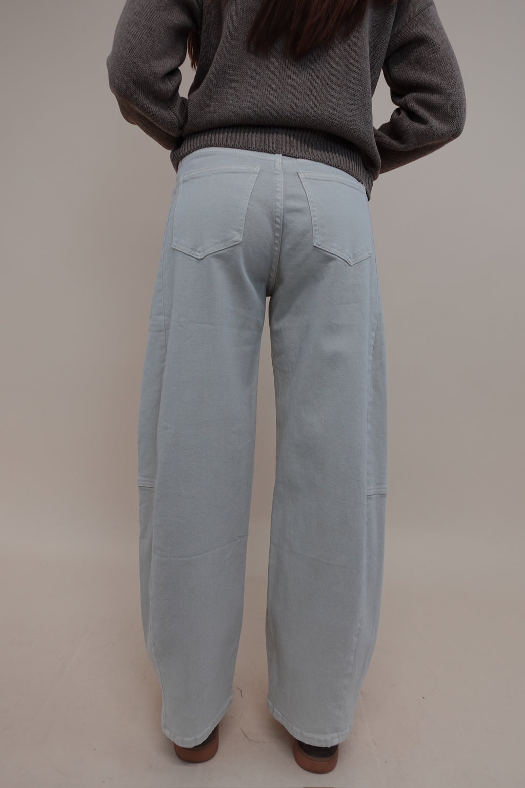 Jeans Balloon Beige