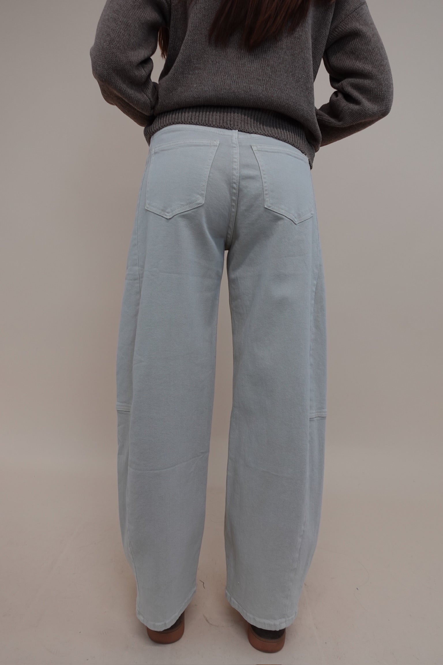Jeans Balloon Beige