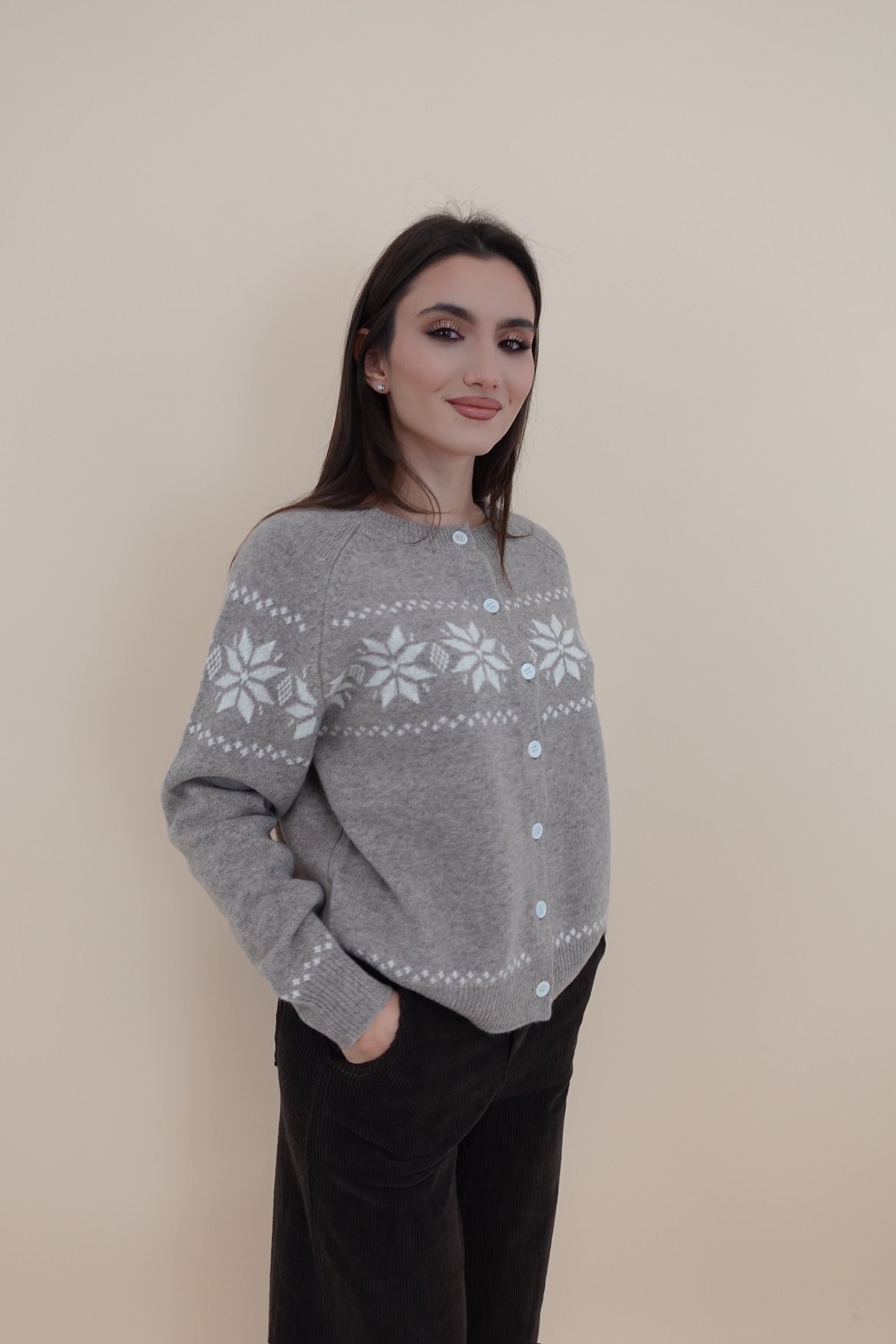 Maglione Cortina Dark Beige