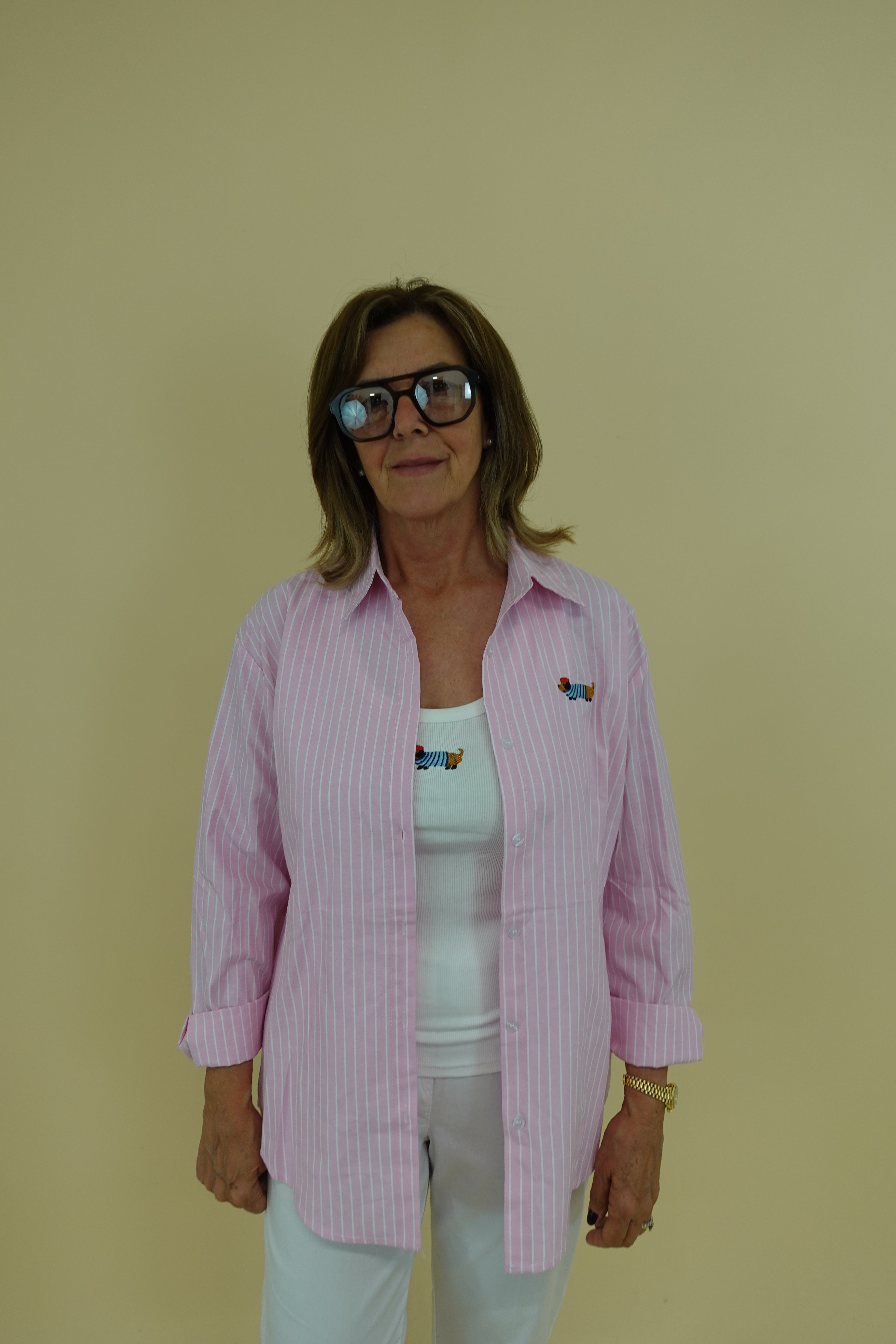 Camicia Bassotto Rosa