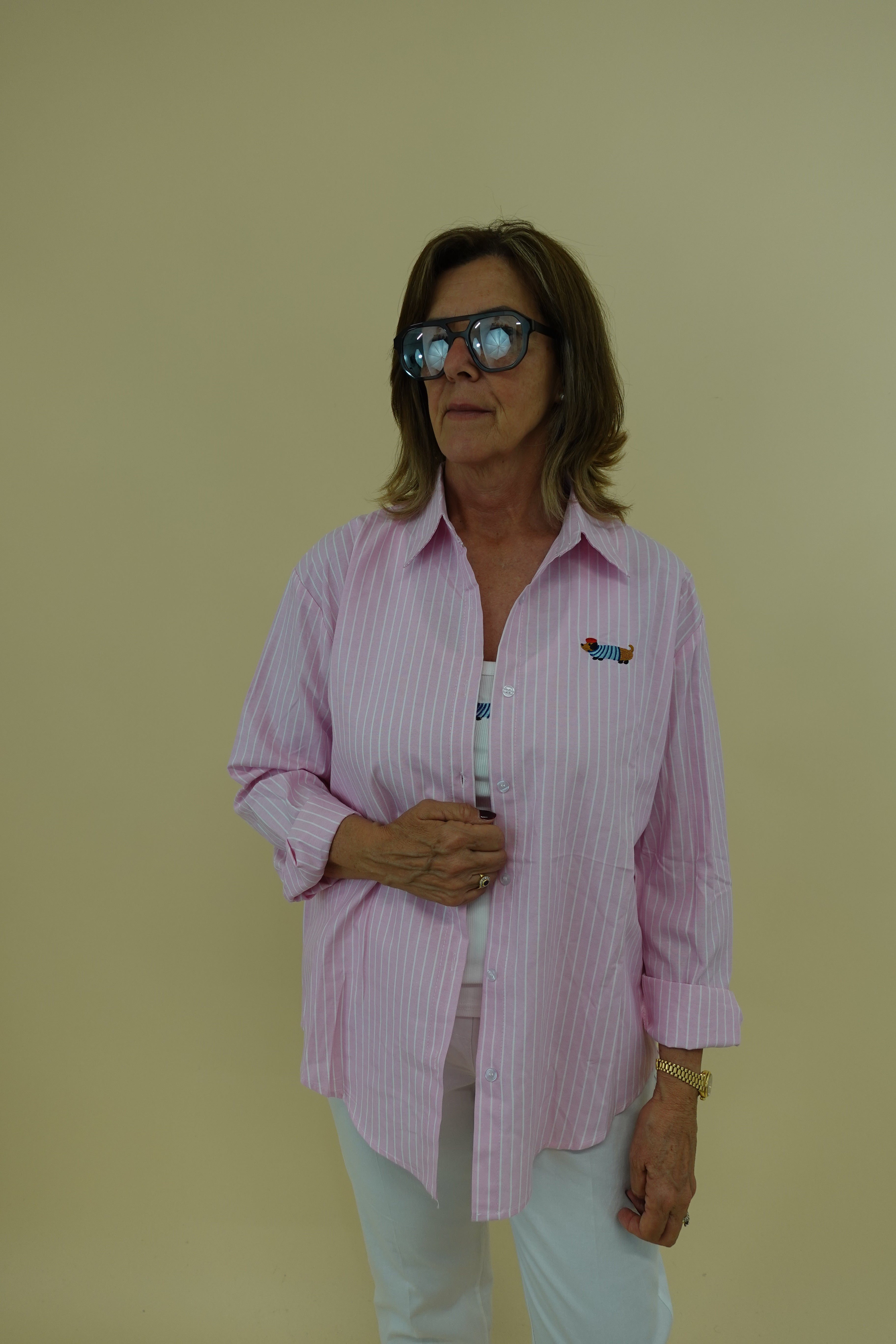 Camicia Bassotto Rosa