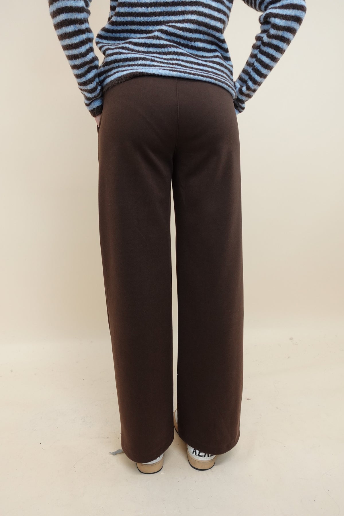 Pantalone Moda Marrone