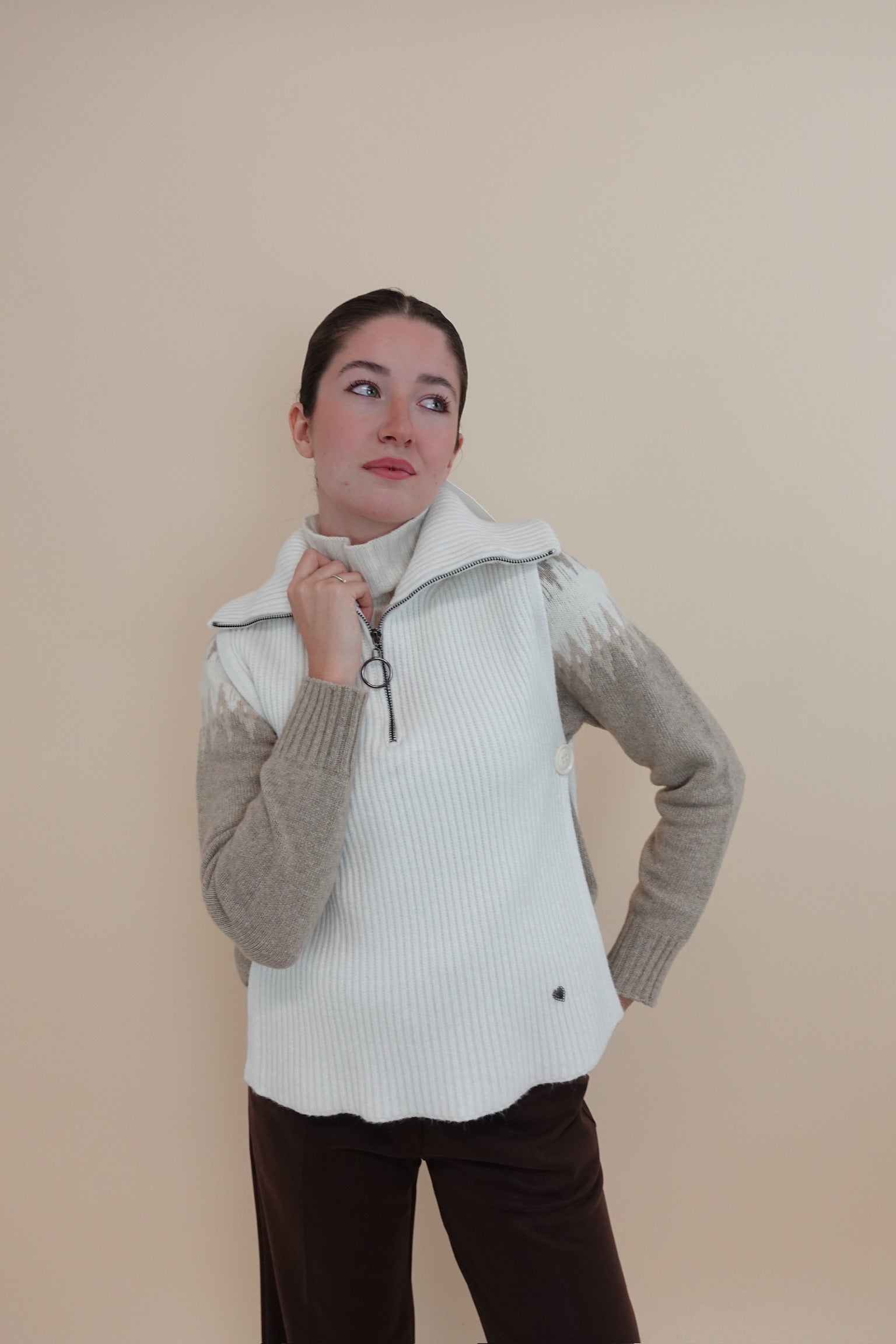 Gilet Mountain Panna