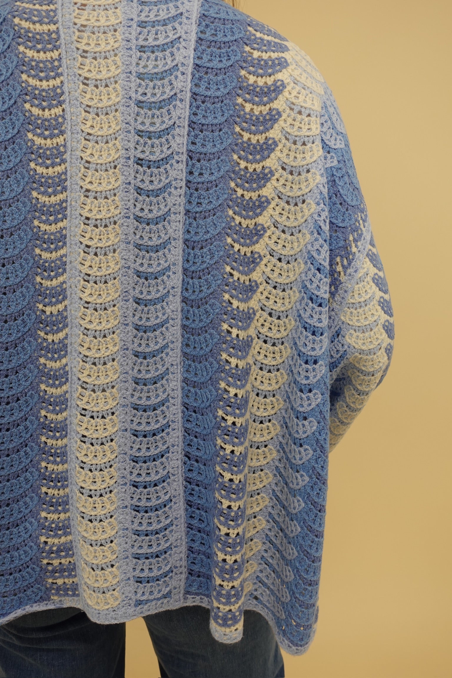 Cardigan Rainbow Azzurro