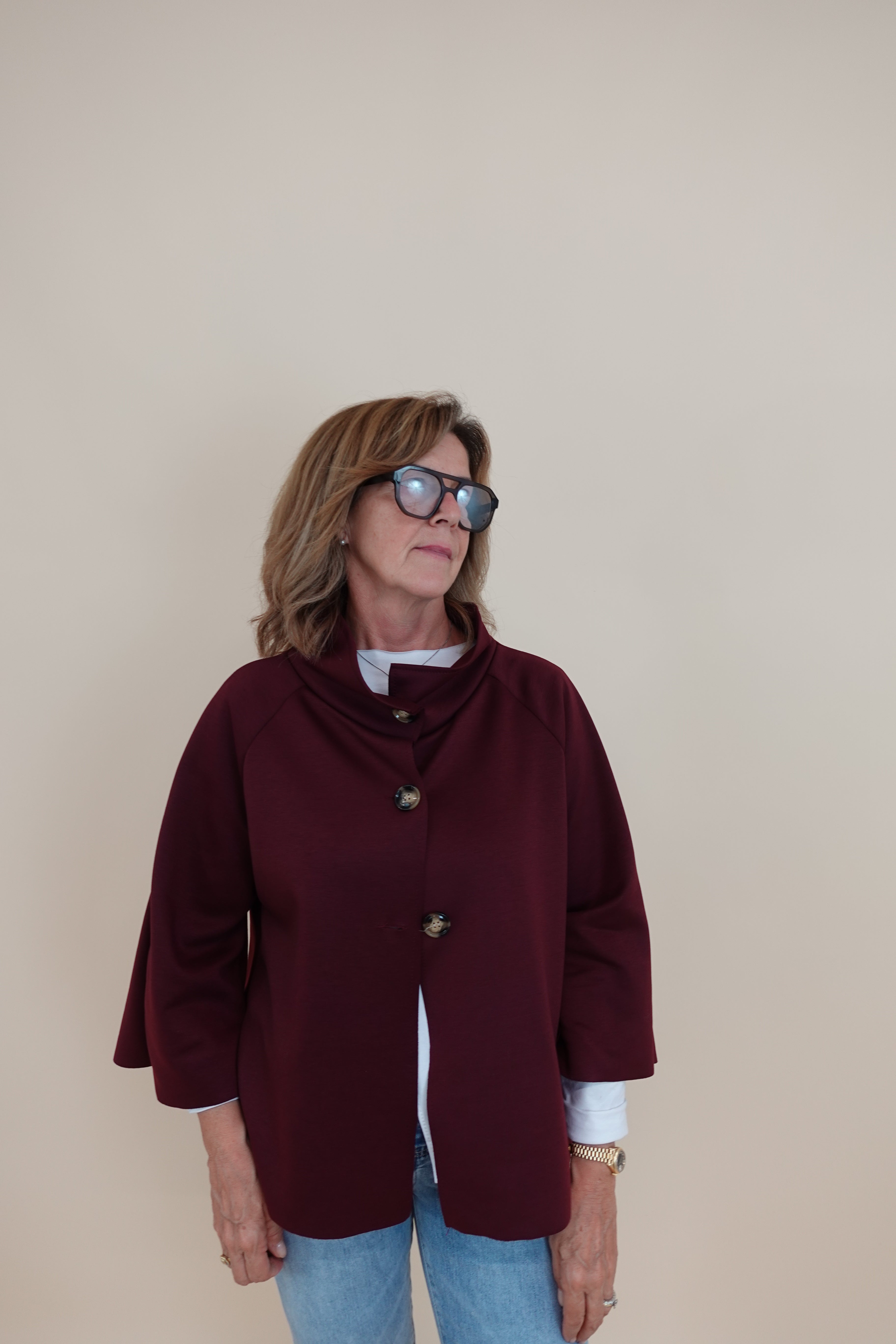Giacca campana bordeaux