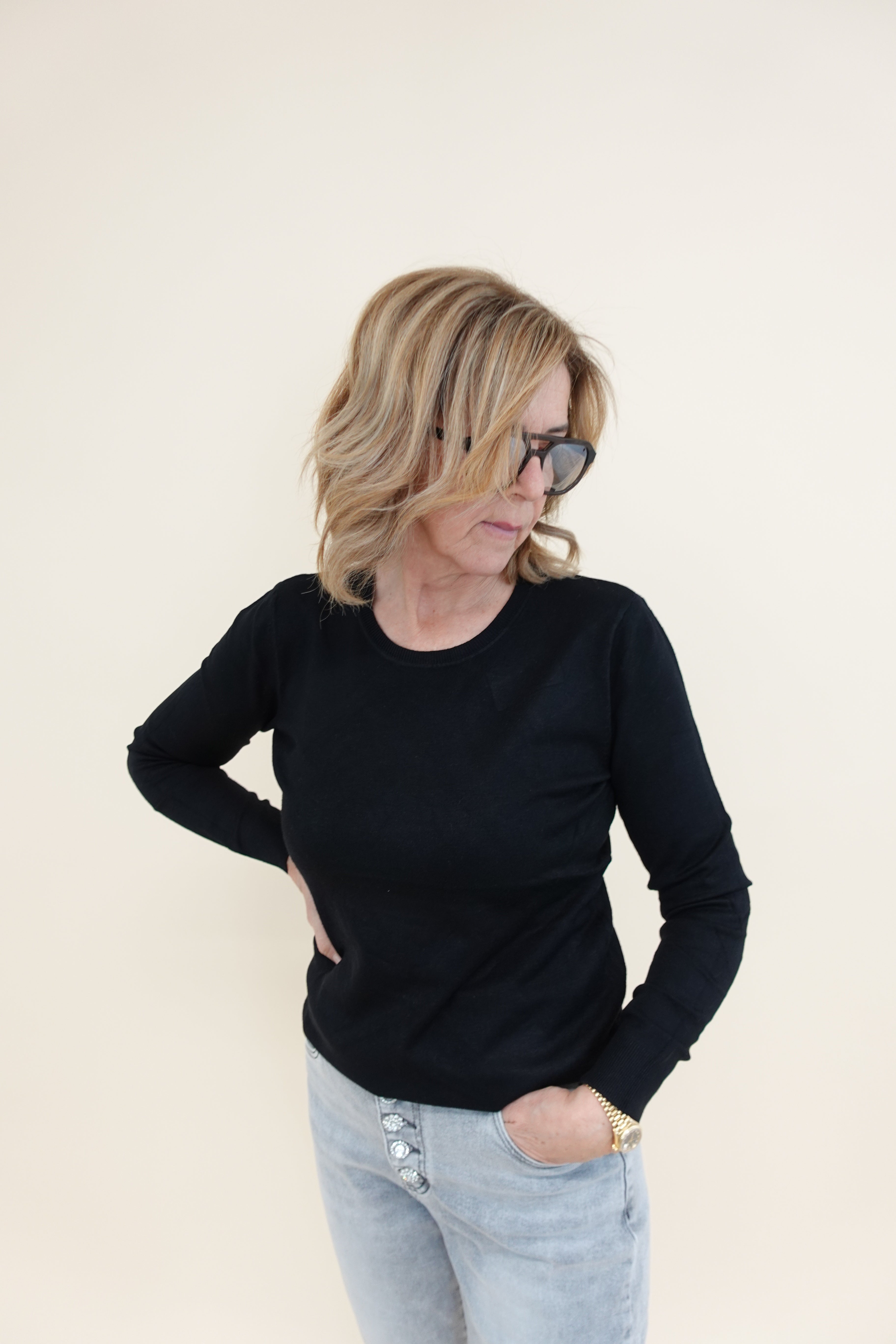 Maglioncino big nero