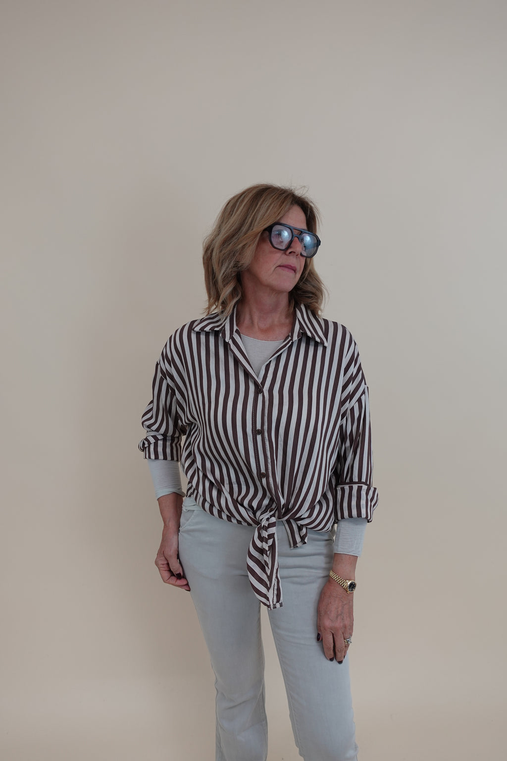 Camicia Over Beige