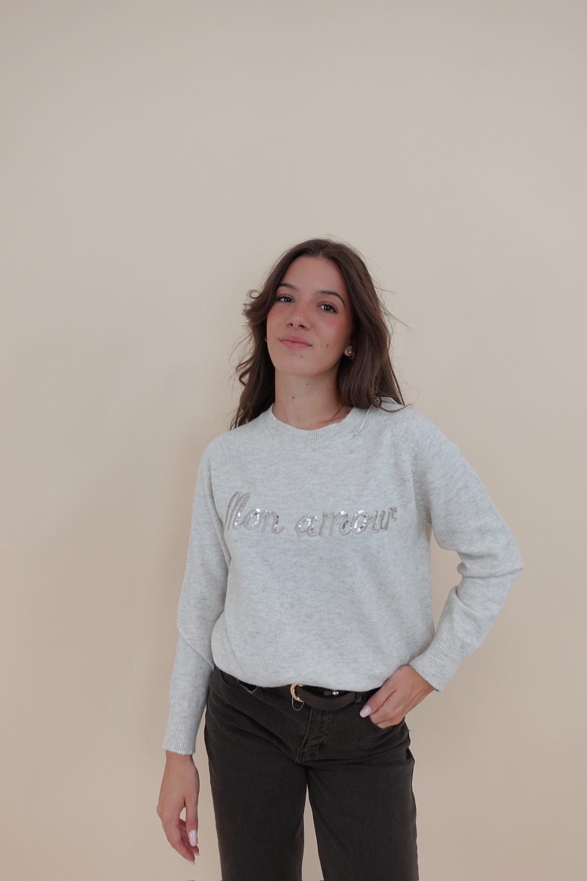 Maglione Mon Amour Beige