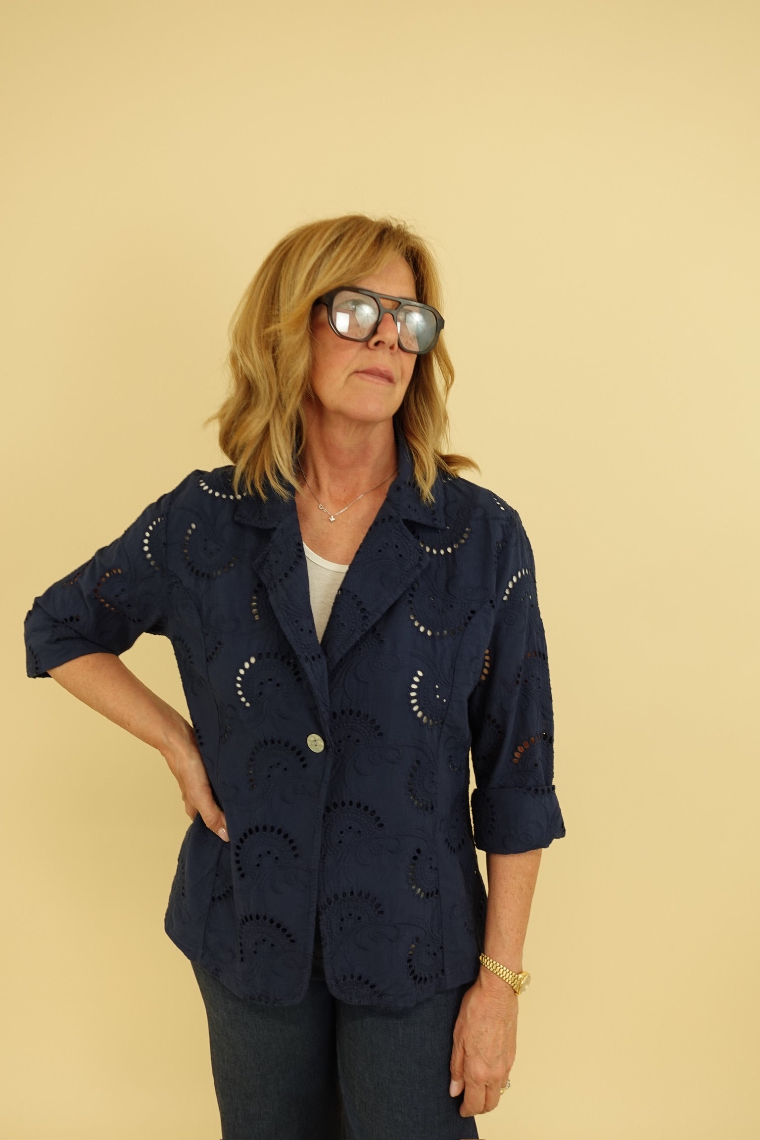 Giacca Margherita Blu