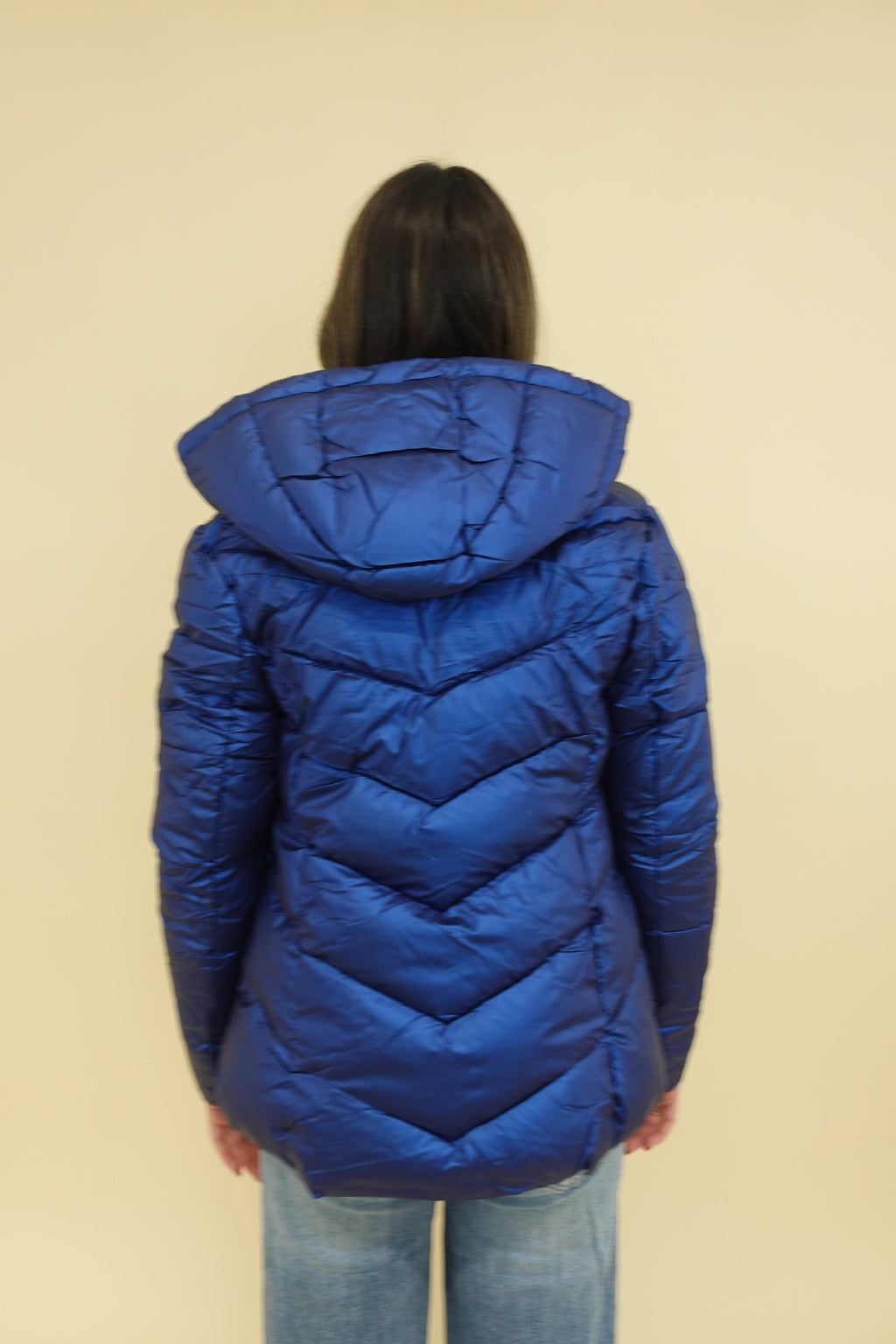 Piumino Blu Elettrico