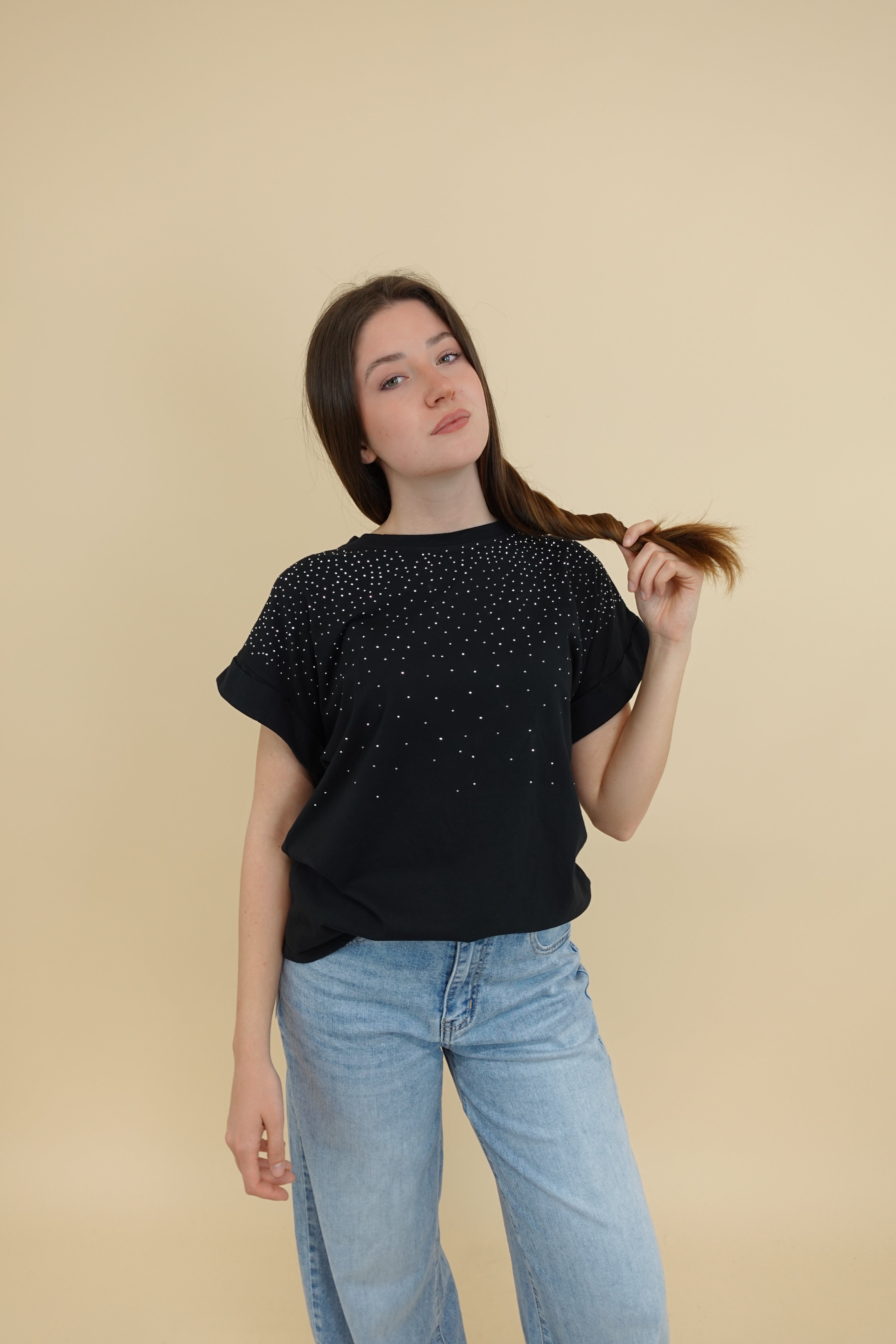 T-shirt Brillo Nera