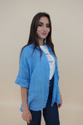 Camicia Lino Azzurra