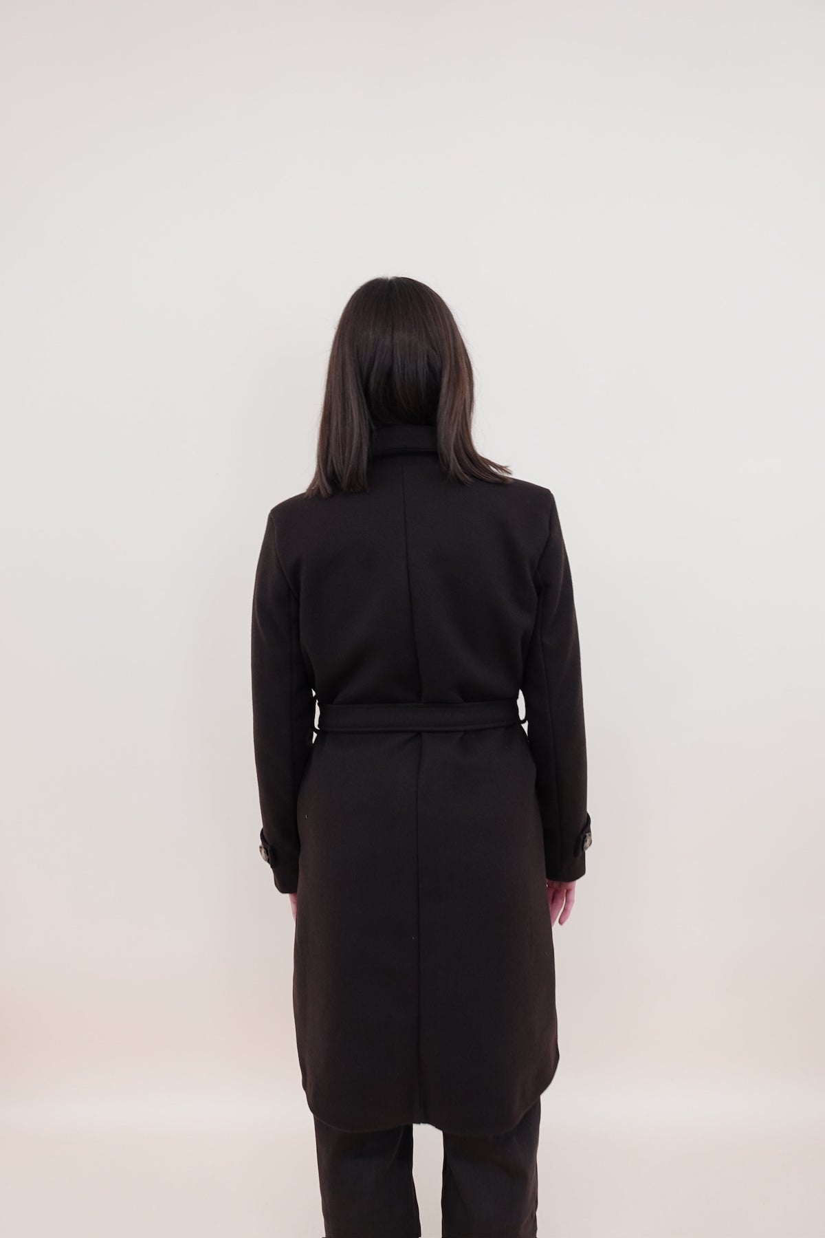 Cappotto Midi Marrone