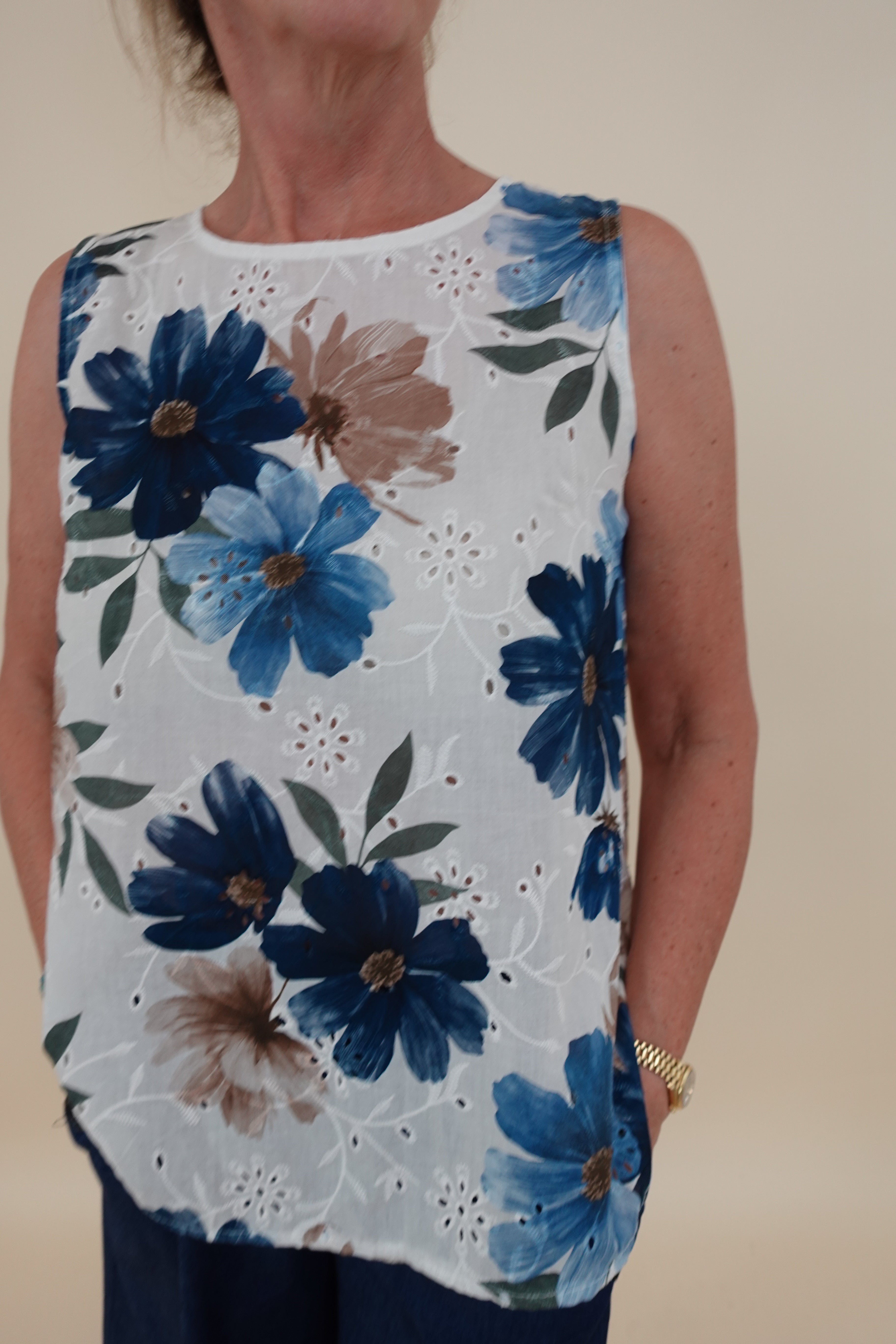 Camicia Sangallo Flower