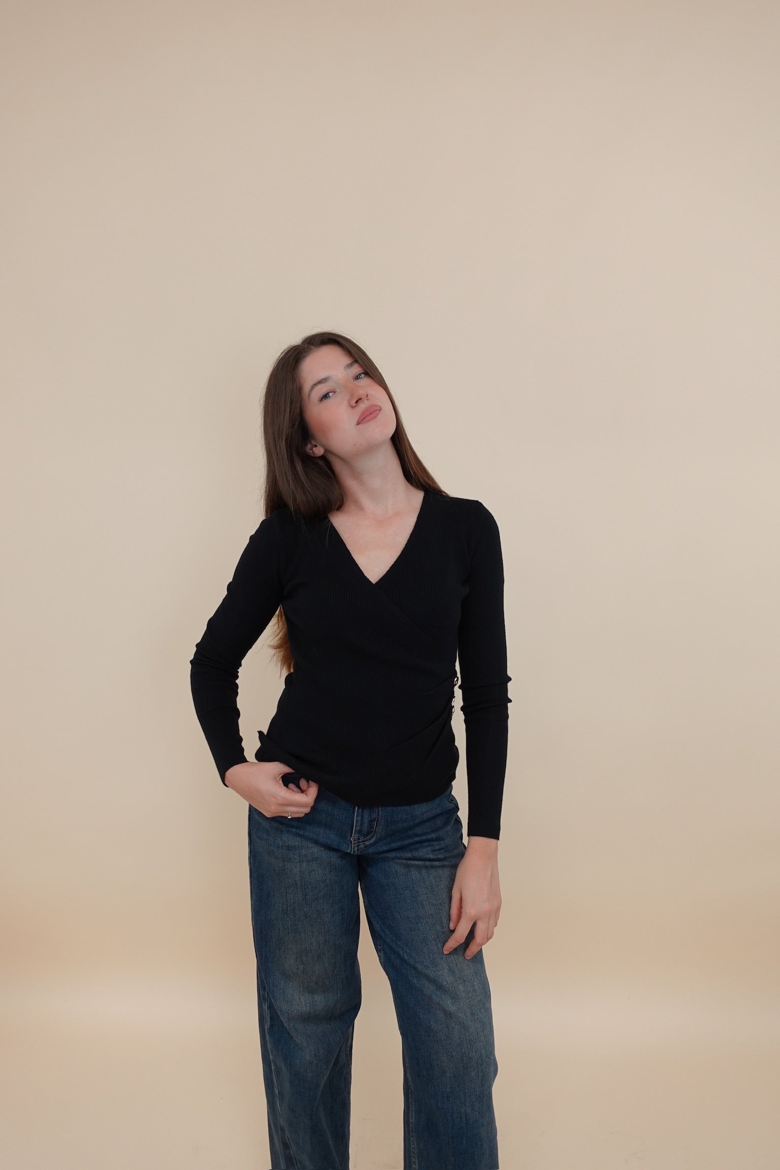 Maglioncino Elisabetta Nero