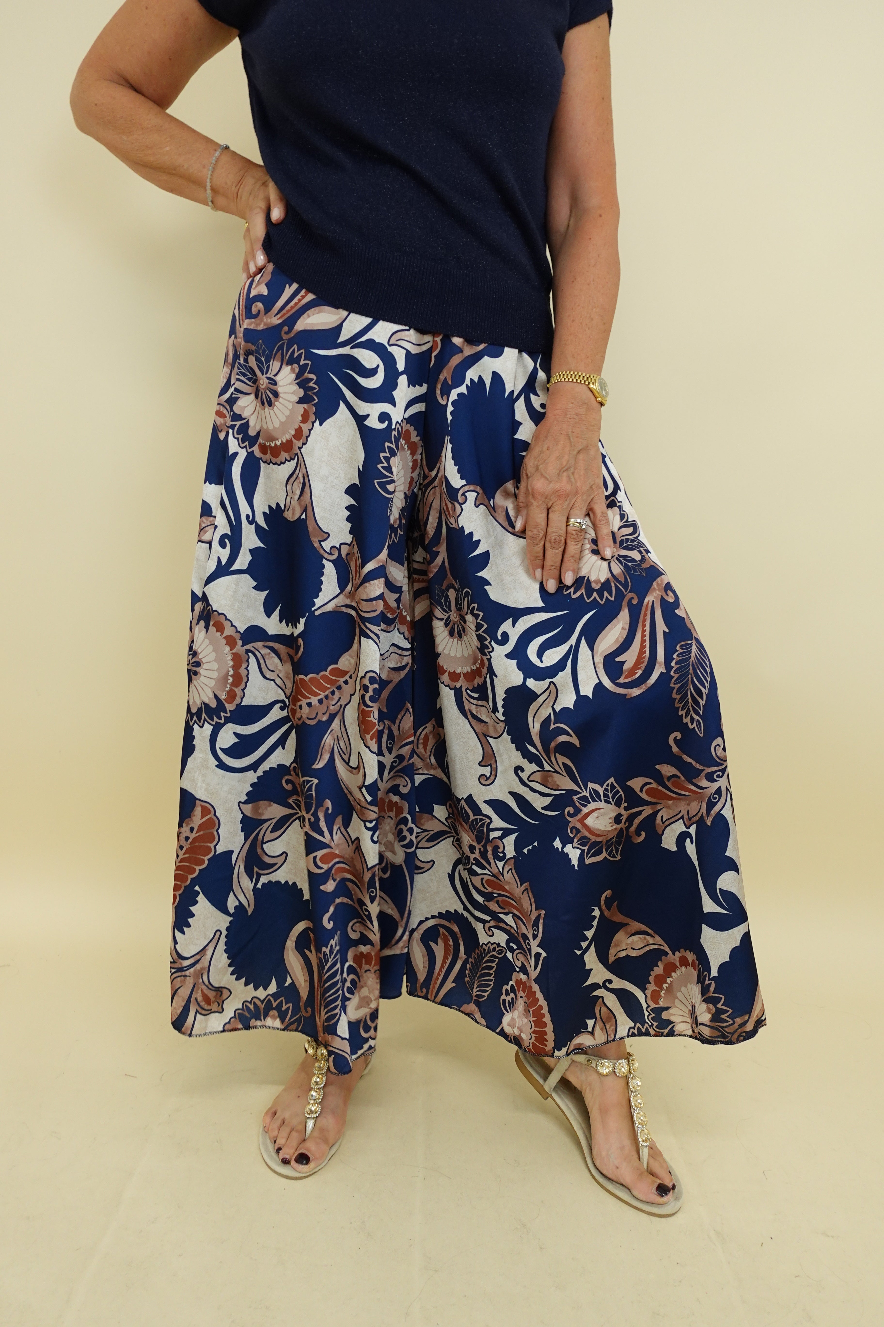 Pantalone Fantasy Blu Nuovo