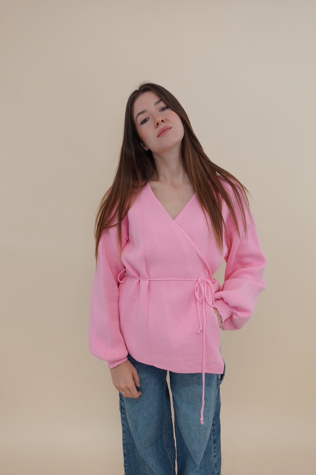 Cardigan Kimono Rosa