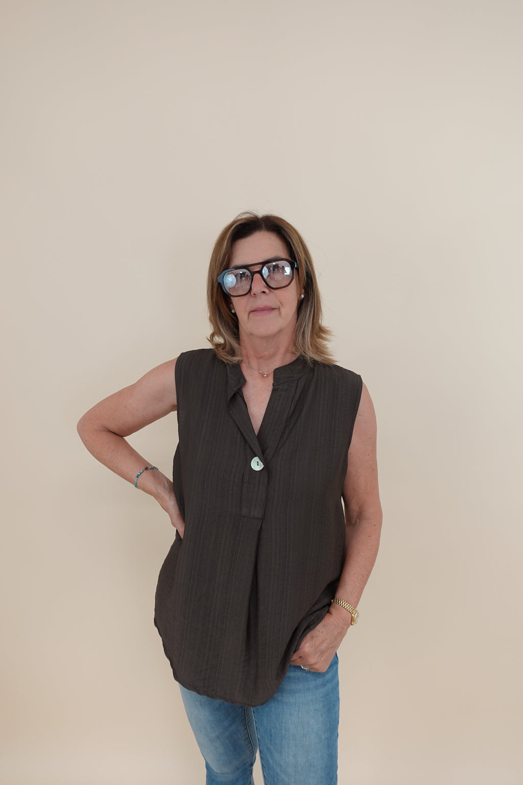 Camicia Federica Marrone