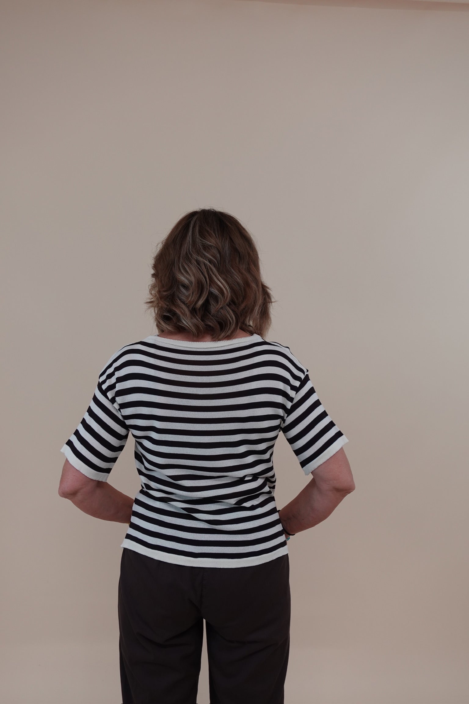 Maglia Line Marrone