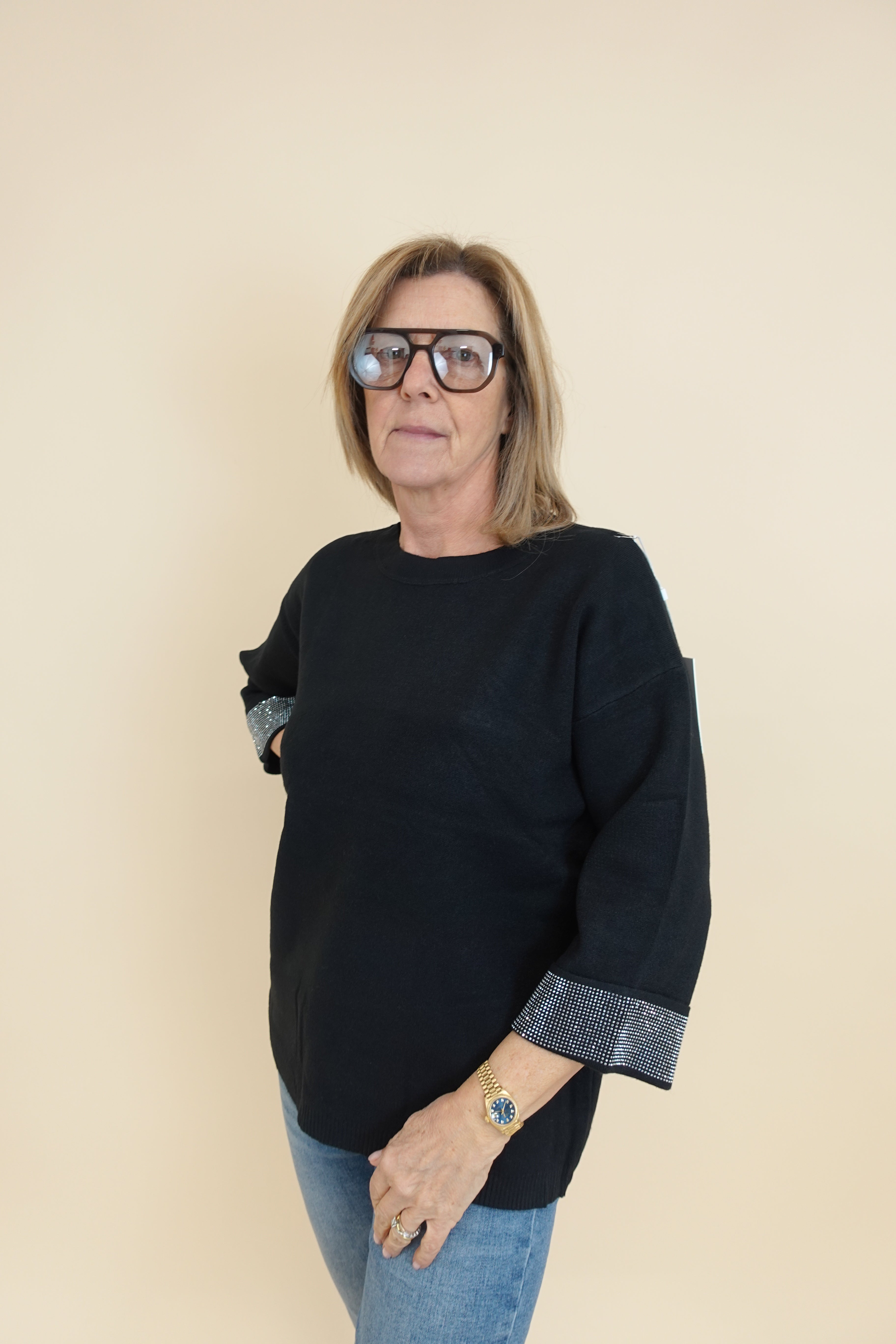 Maglione Angela Nero