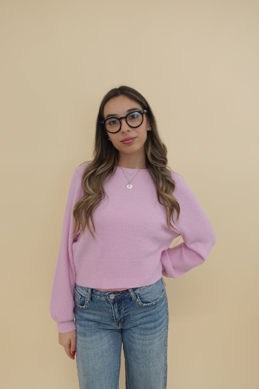 Maglione Vanessa Rosa