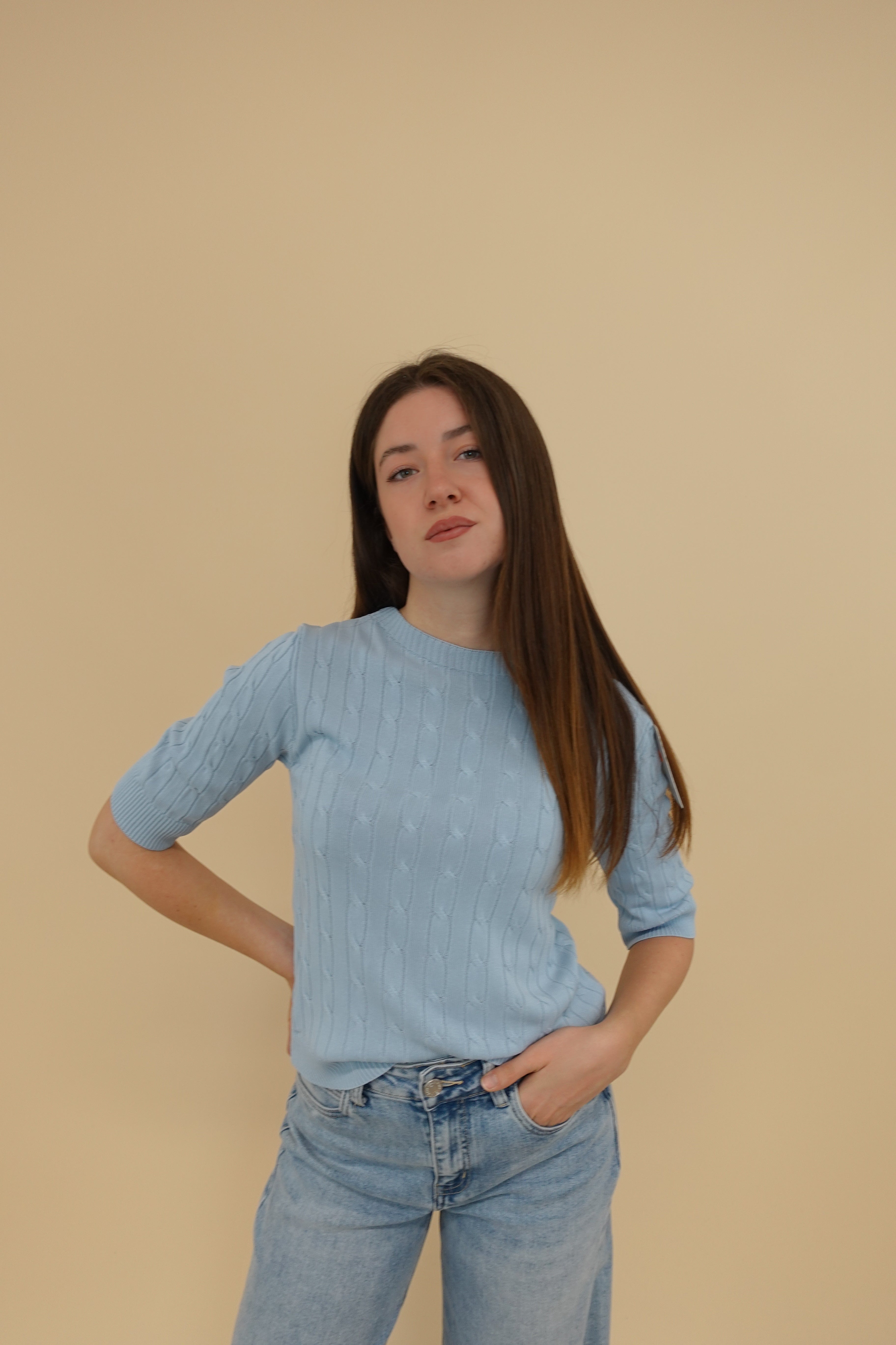 Maglioncino Chiara Azzurro